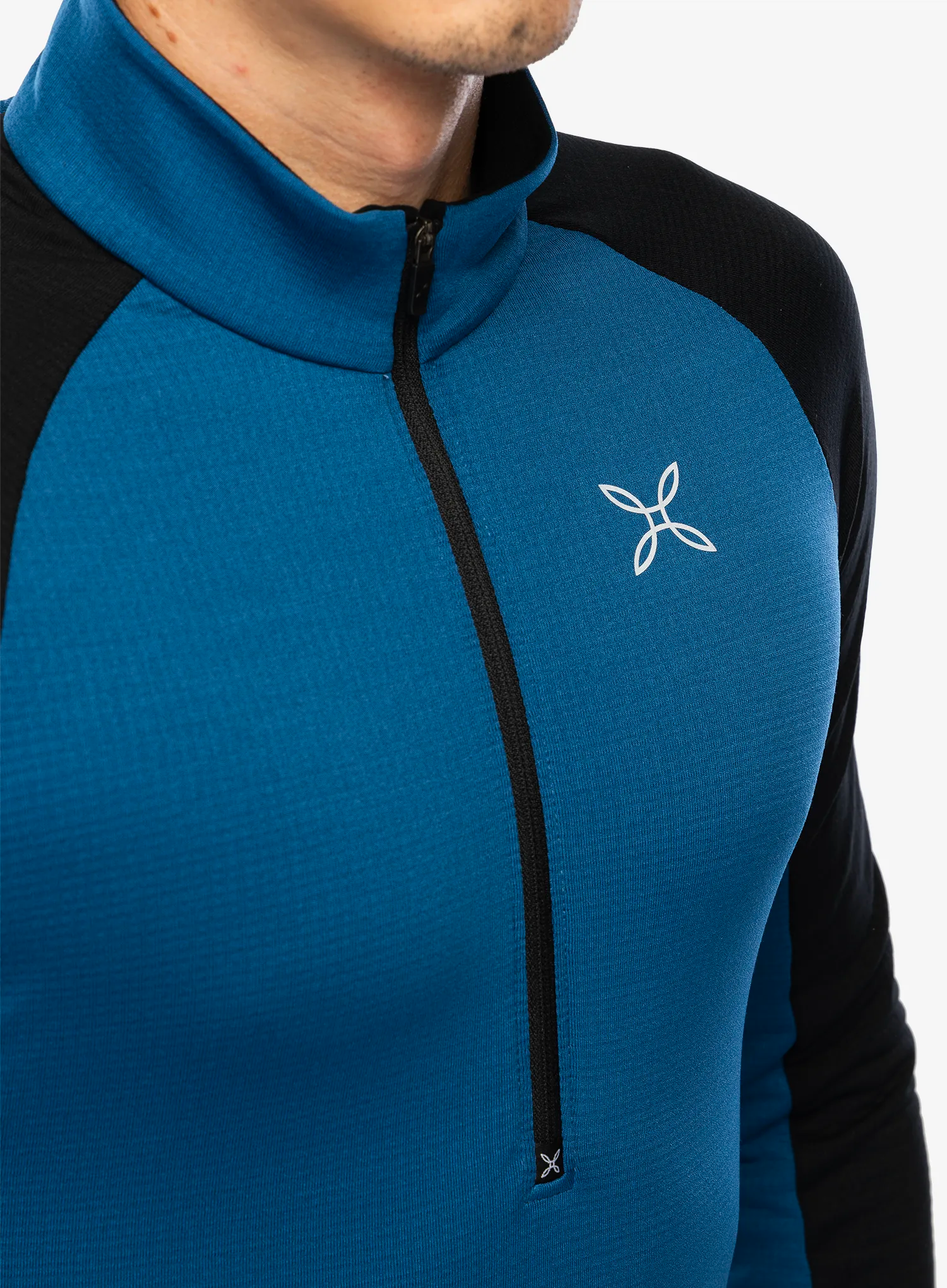 Кофта без каптура Montura Run Soft Zip Maglia - deep blue