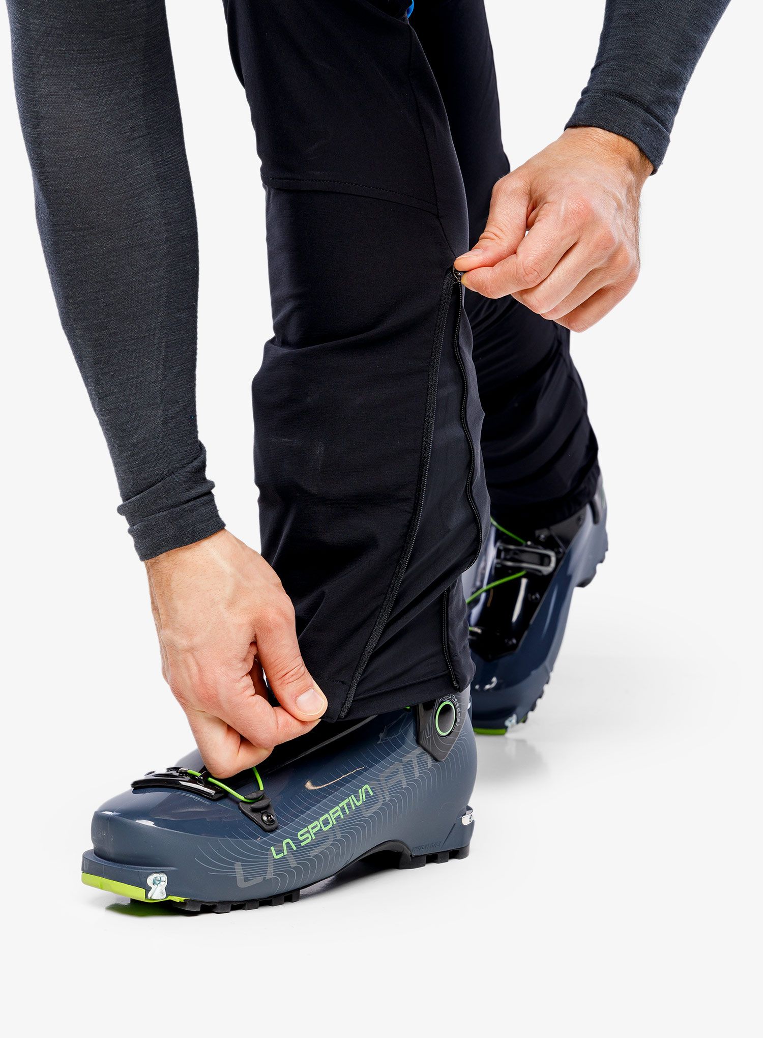 Штани softshell Montura Ski Style Pants - black/bright blue