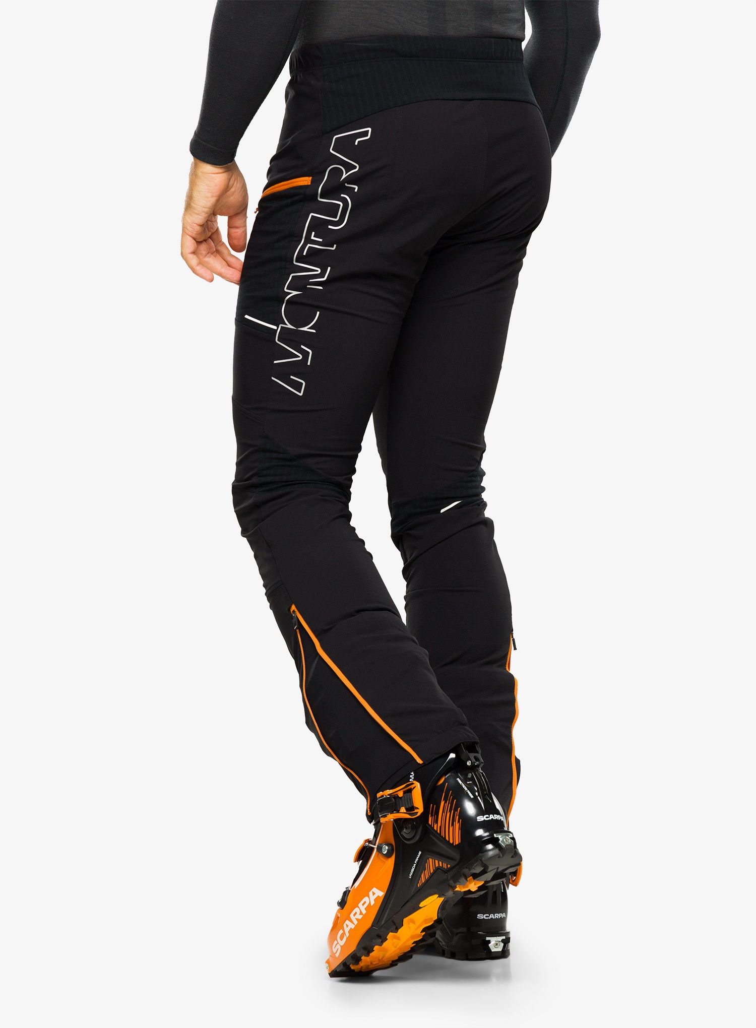 Штани скітурингові Montura Ski Style Pants - black/mandarine