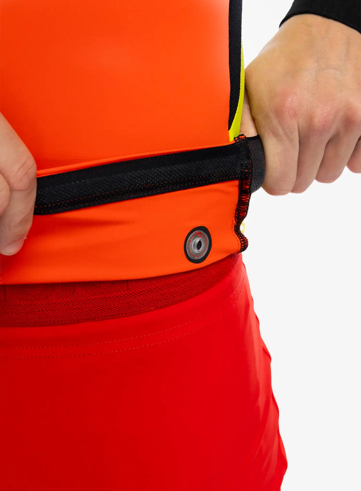 Кофта без каптура Montura Slick 2 Maglia - orange/lime green