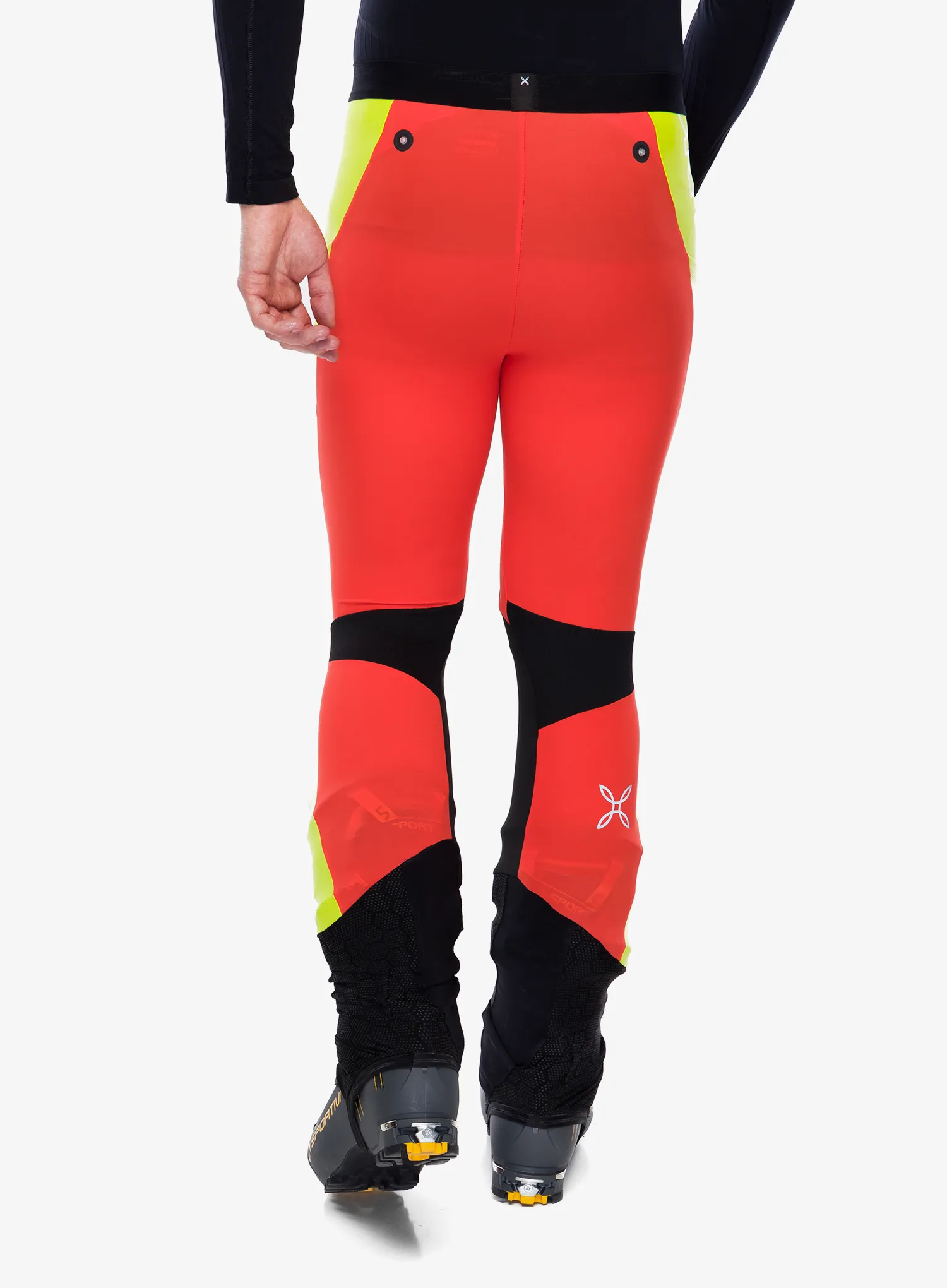 Легінси для тренувань Montura Slick 2 Pants - orange/lime green