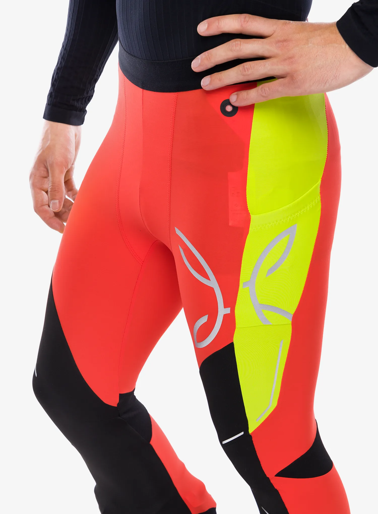 Легінси для тренувань Montura Slick 2 Pants - orange/lime green