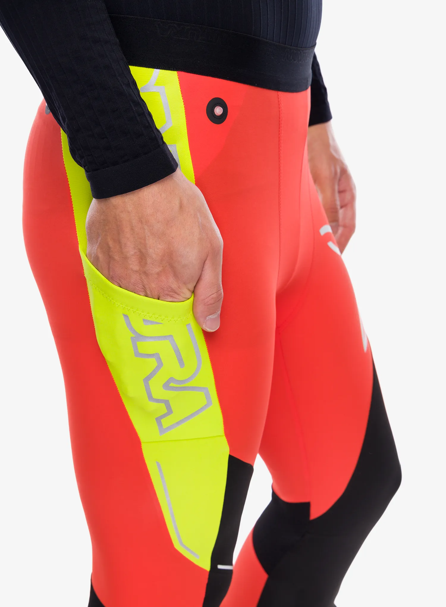 Легінси для тренувань Montura Slick 2 Pants - orange/lime green