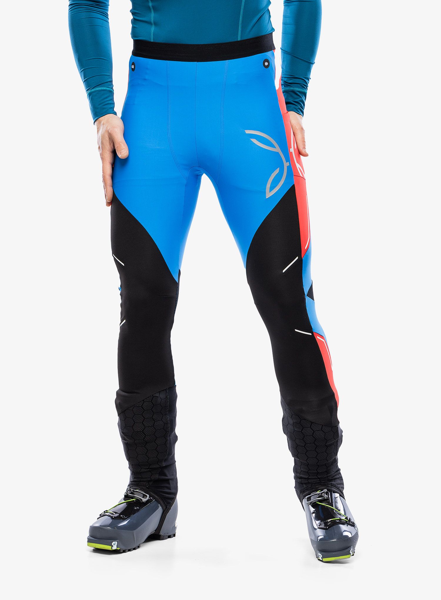Штани скітурингові Montura Slick Pants - bright blue/power red