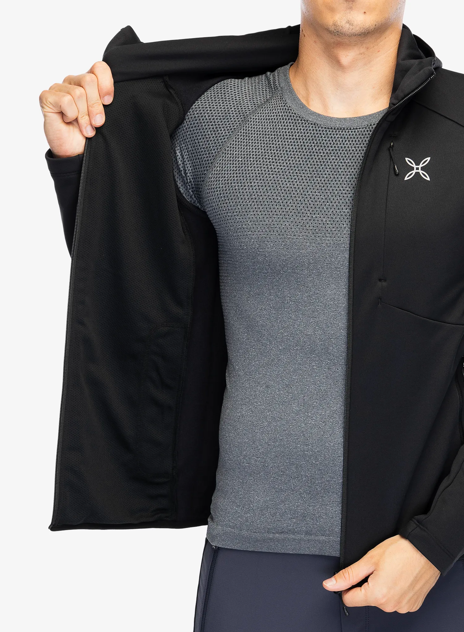 Кофта на замку Montura Smooth Maglia - black