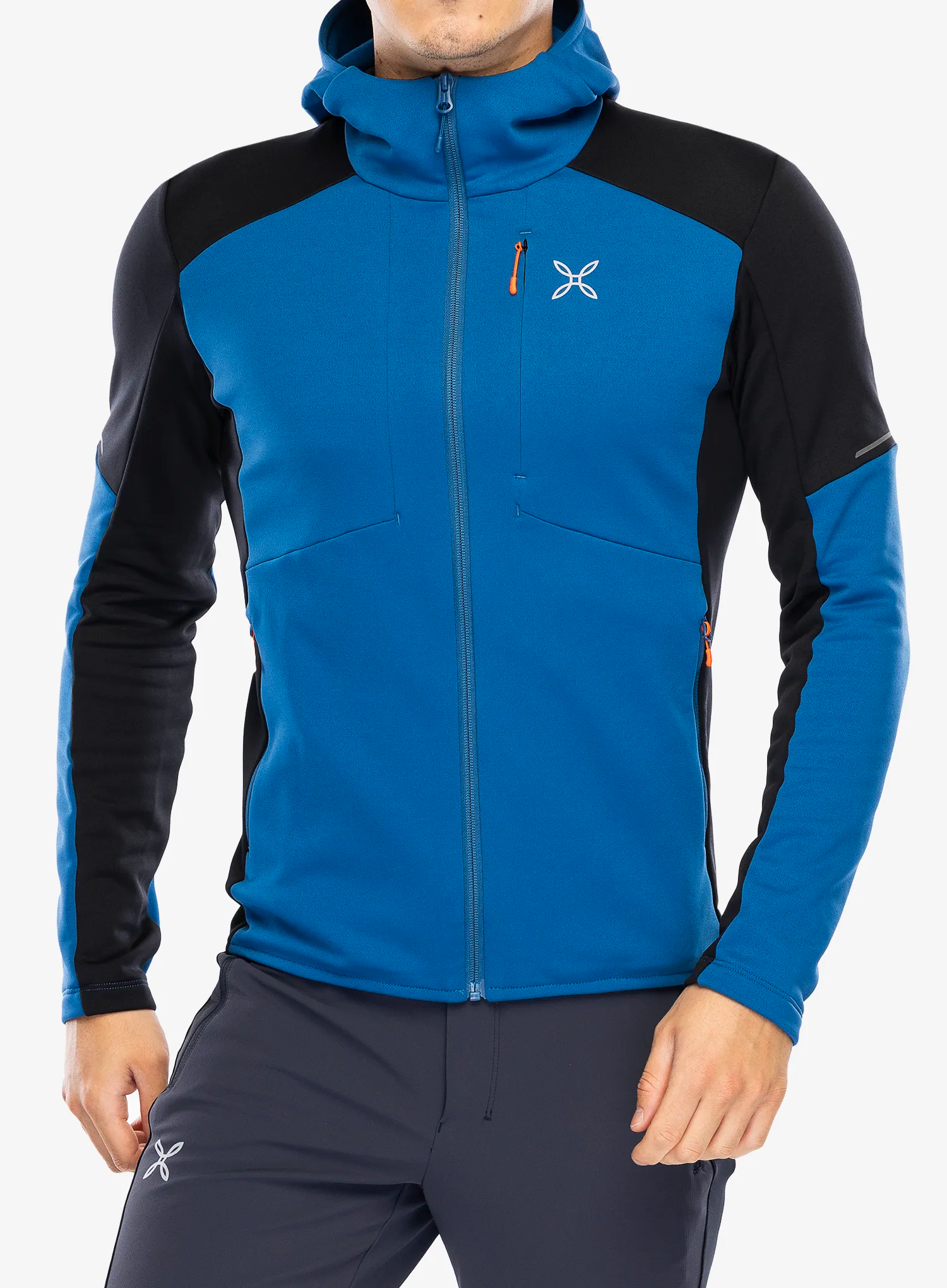 Кофта на замку Montura Smooth Maglia - deep blue/orange