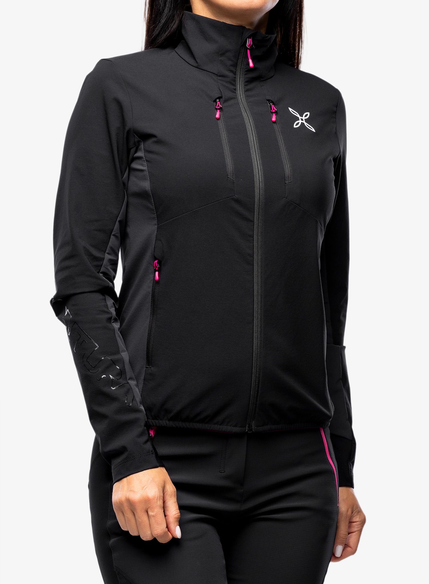 Куртка softshell жіноча Montura Speed Style Jacket - black/intense violet