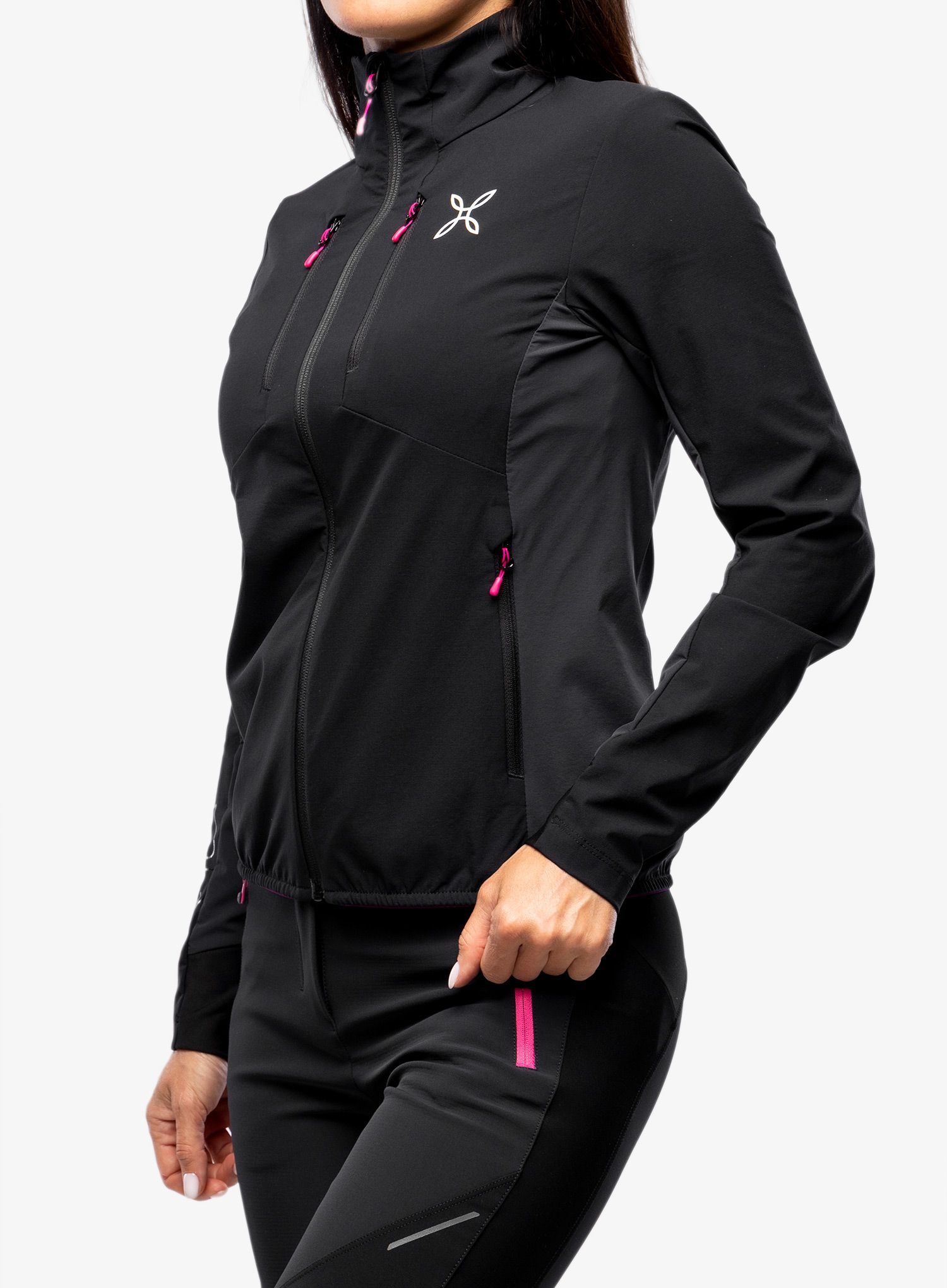 Куртка softshell жіноча Montura Speed Style Jacket - black/intense violet