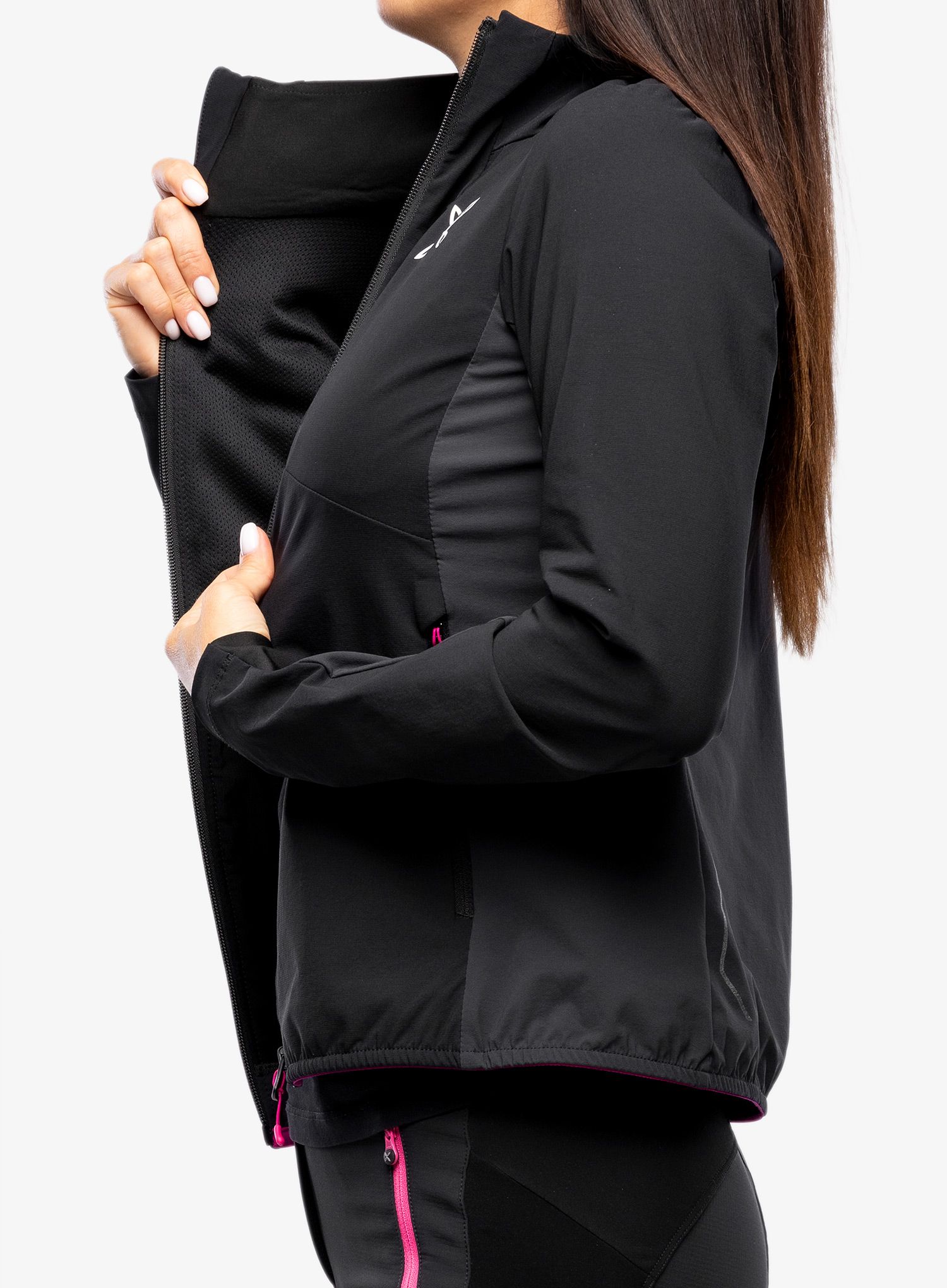 Куртка softshell жіноча Montura Speed Style Jacket - black/intense violet