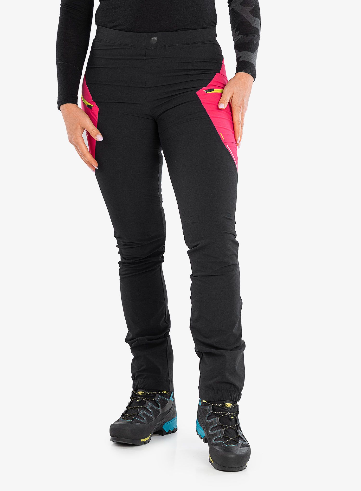 Штани для гір жіночі Montura Speed Style Pants - black/sugar rose