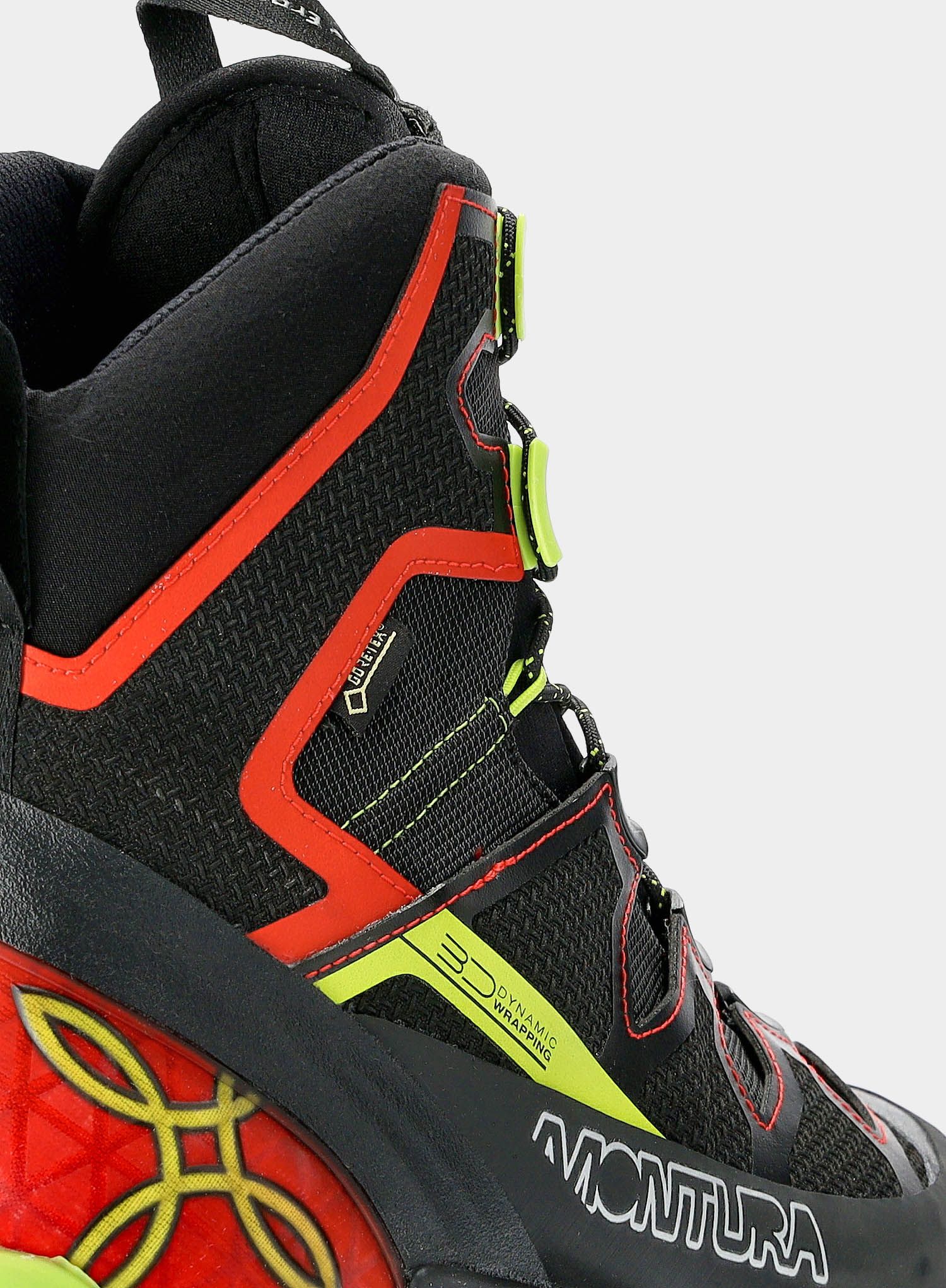 Черевики для напівавтоматичних кішок Montura Supervertigo GTX - black/red