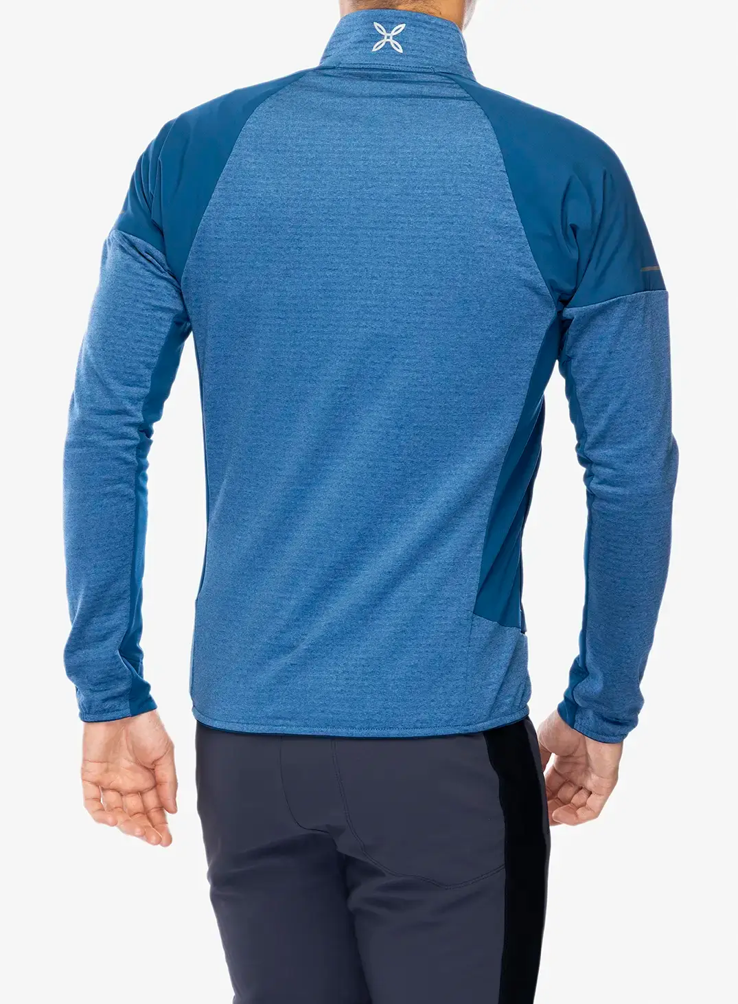Кофта без каптура Montura Thermal Grid 2 Maglia - deep blue/orange