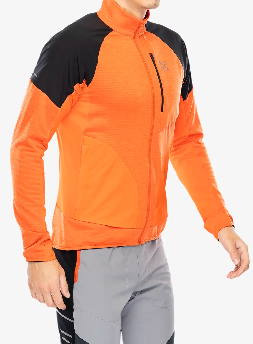 Кофта без каптура Montura Thermal Grid 2 Maglia - orange