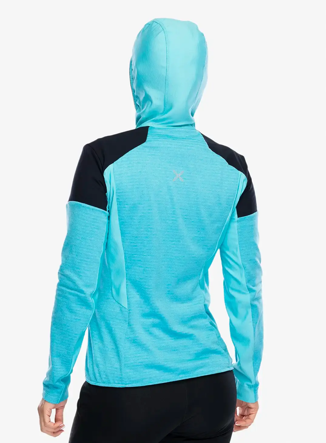 Кофта трекінгова жіноча Montura Thermalgrid Pro 2 Maglia - turquoise/graphite blue