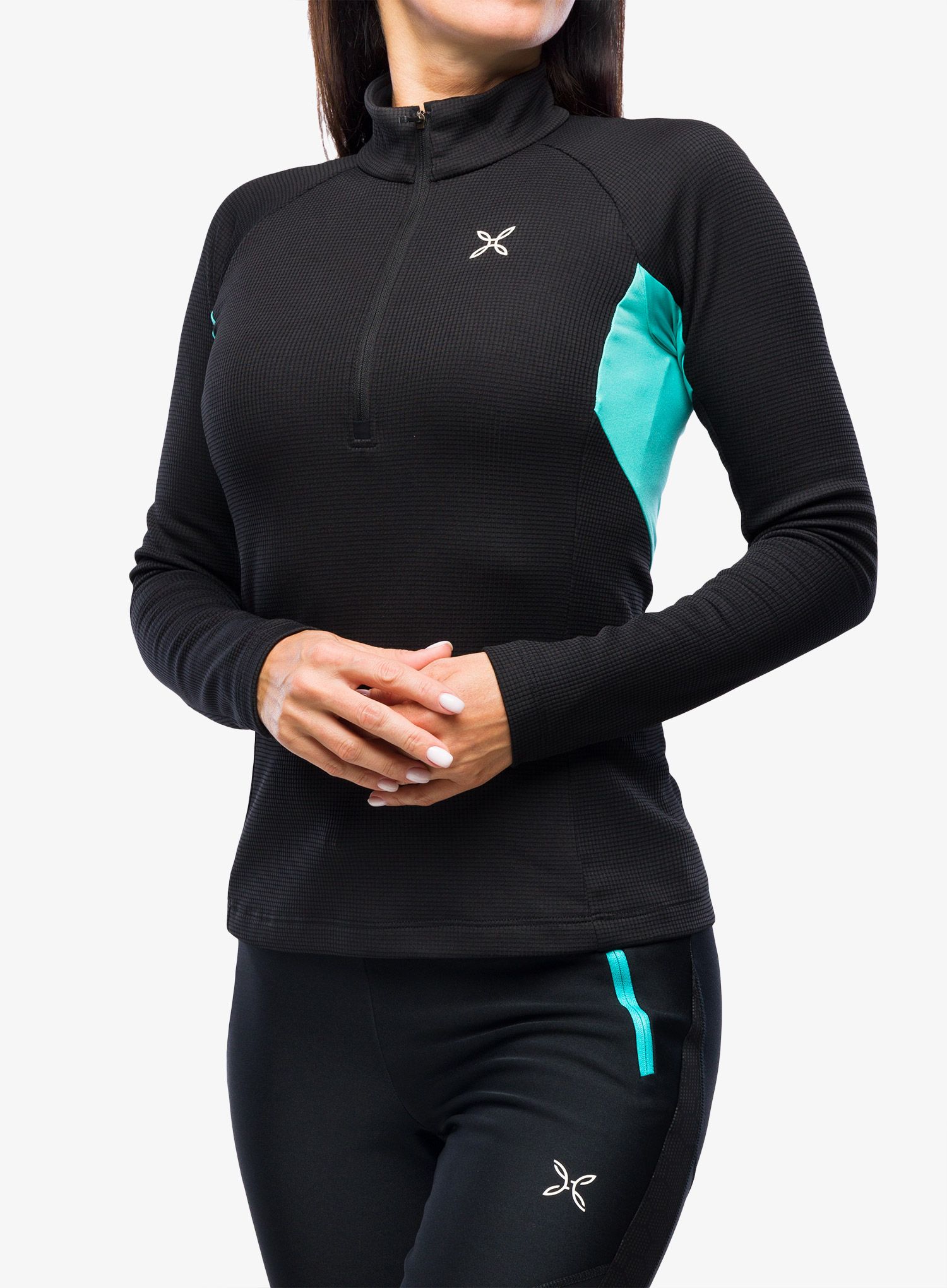 Кофта жіноча Montura Thermic 4 Maglia - black/light blue