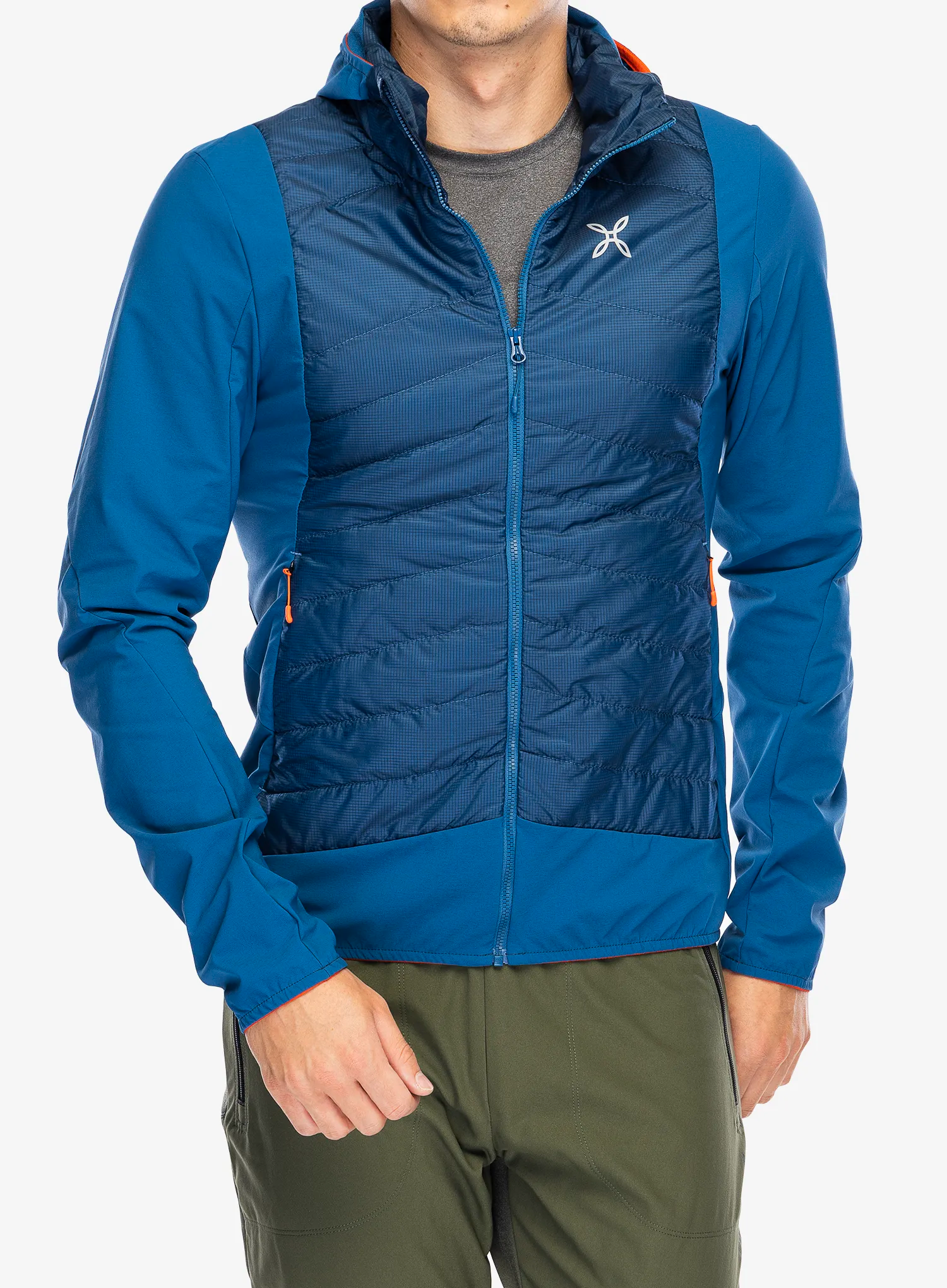 Куртка гібридна Montura Trace Hybrid Jacket - deep blue/orange