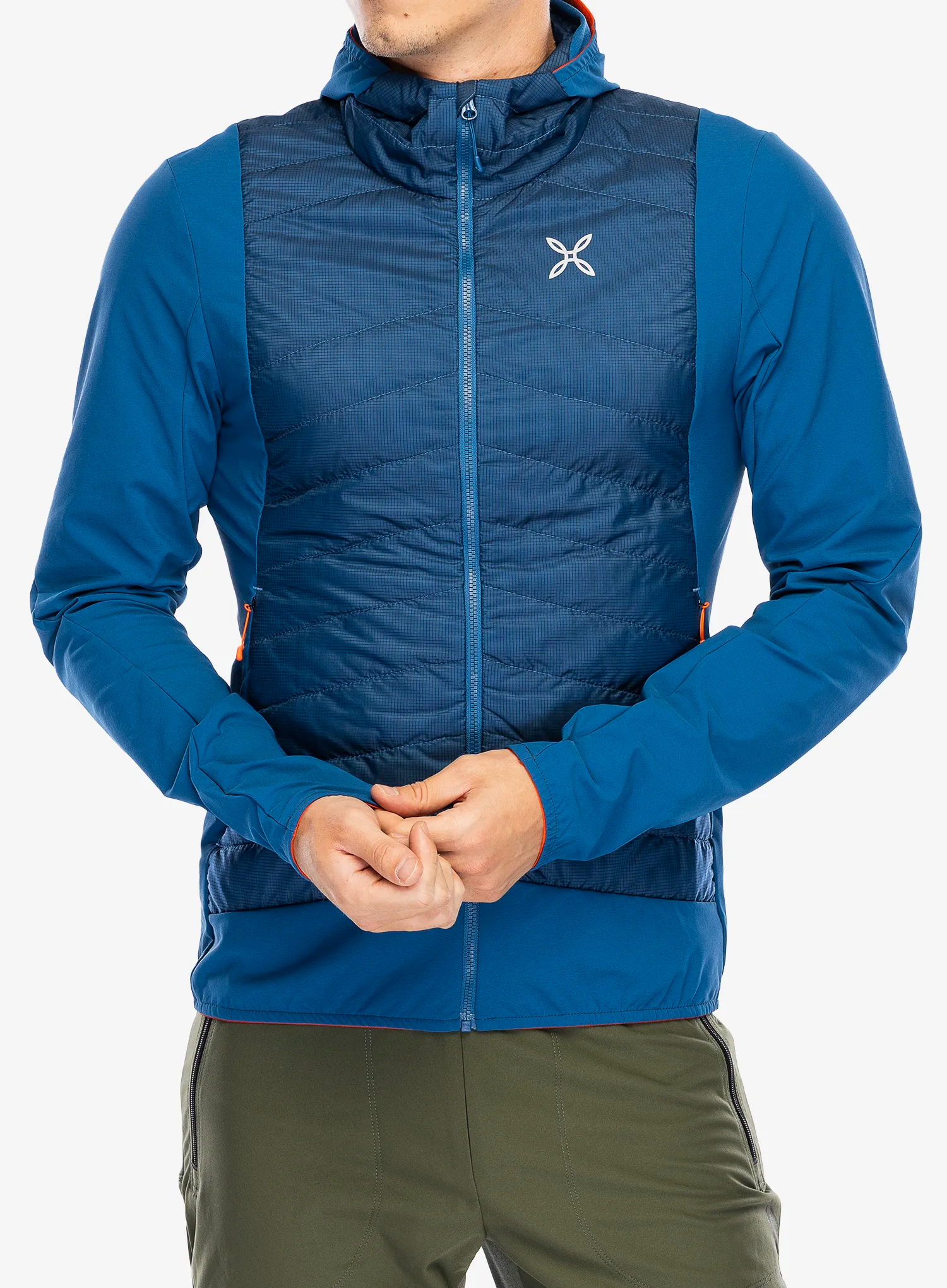 Куртка гібридна Montura Trace Hybrid Jacket - deep blue/orange