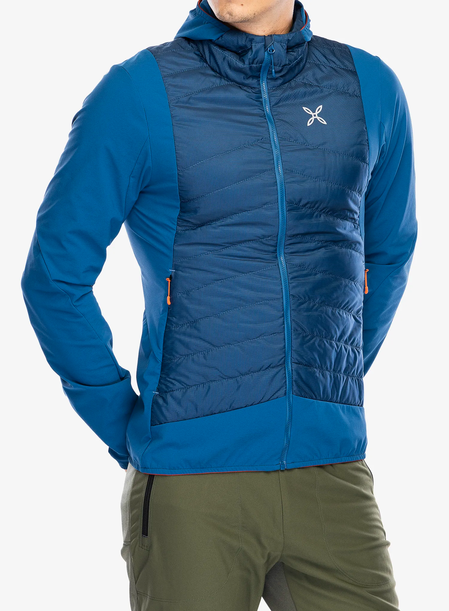 Куртка гібридна Montura Trace Hybrid Jacket - deep blue/orange