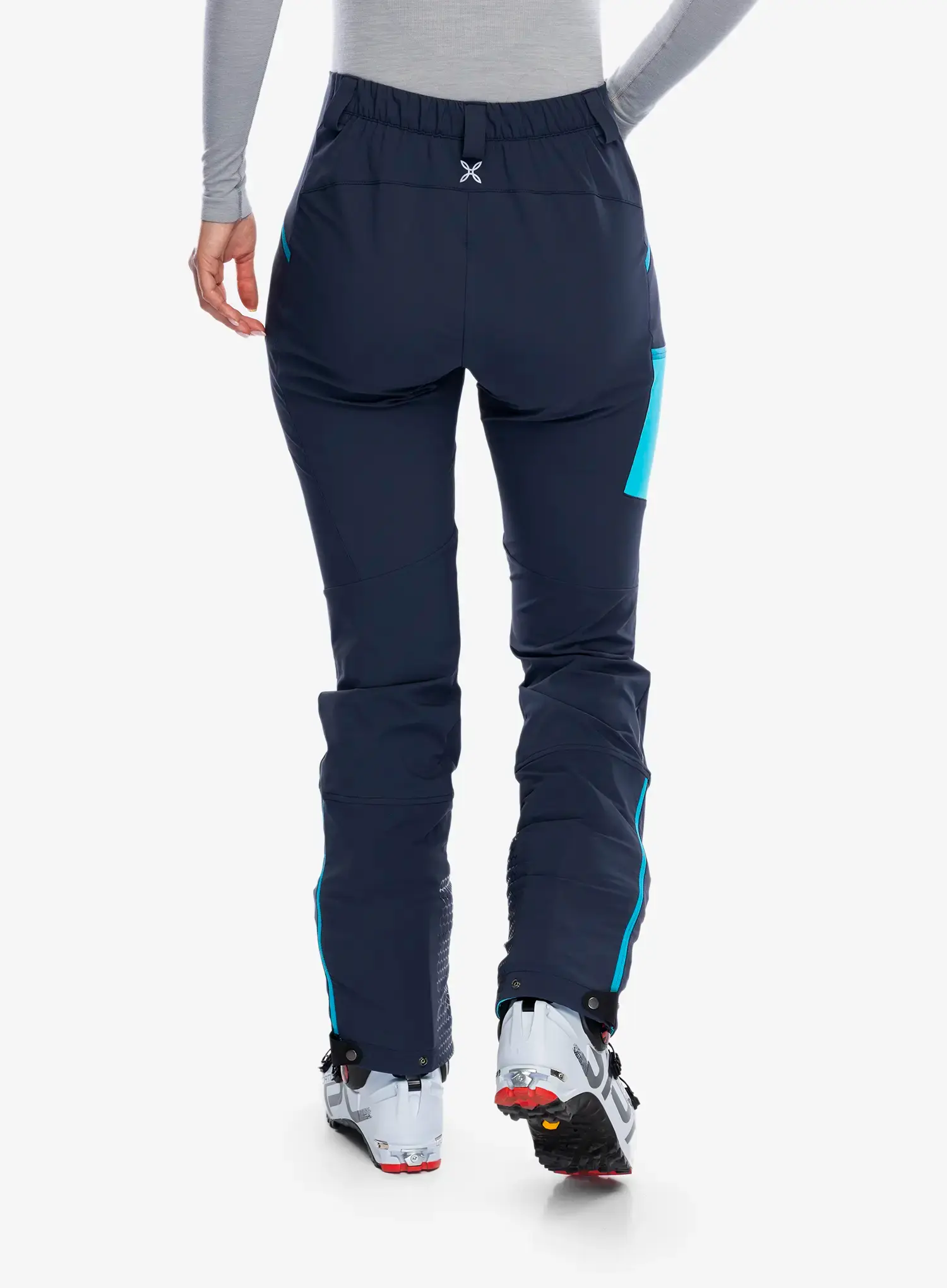 Штани softshell жіночі Montura Trace Light Pants - graphite blue/turquoise