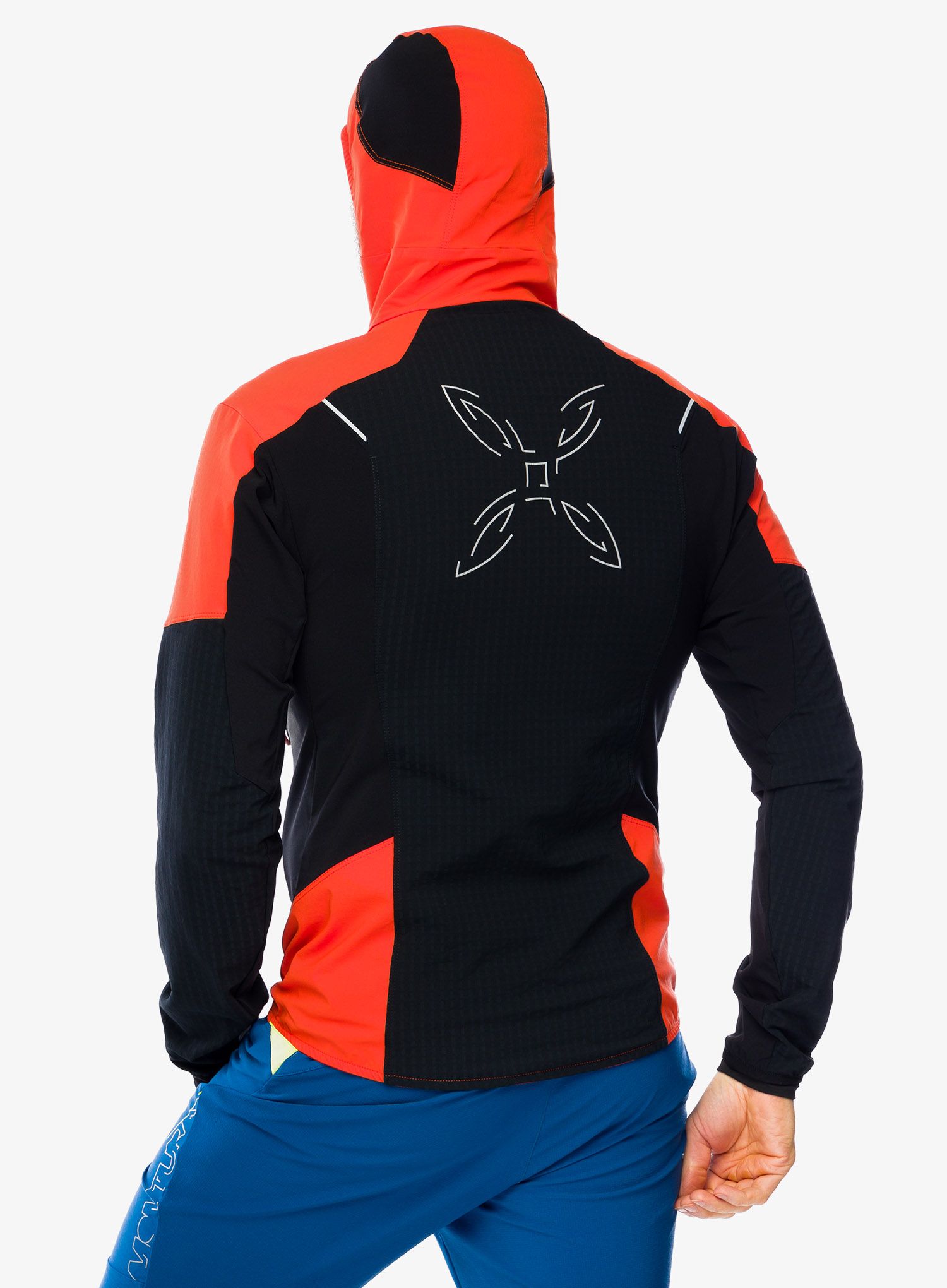 Куртка softshell Montura Wind Revolution Hoody Jacket - black/bright orange