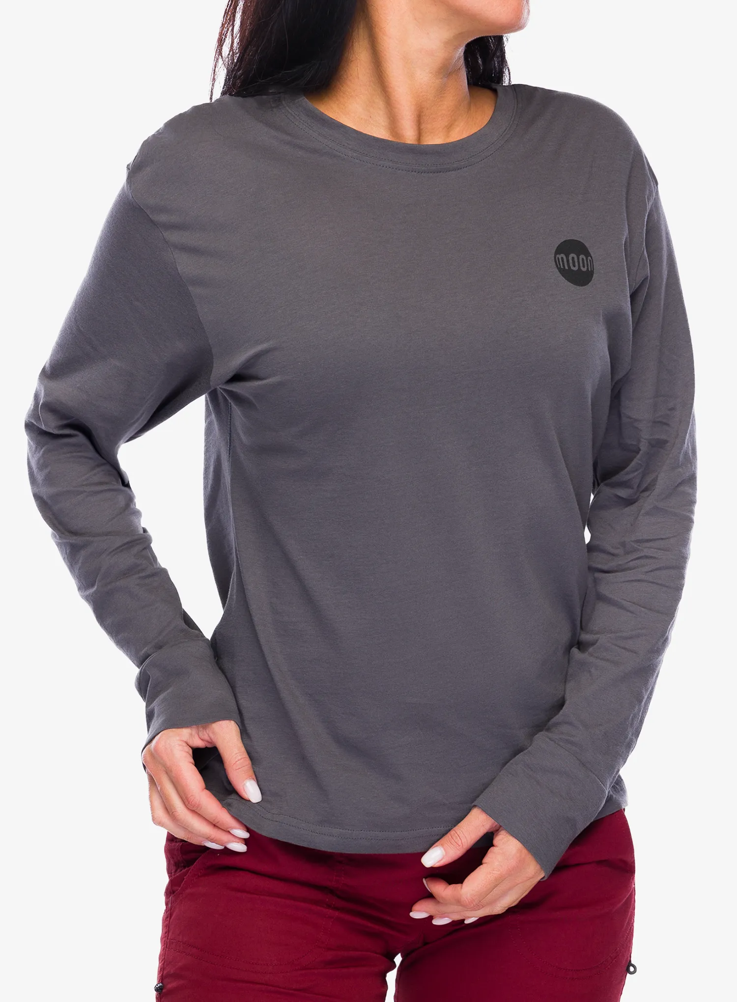 Лонгслів жіночий Moon Climbing Lyra Long Sleeve - granite