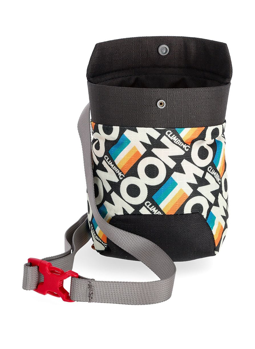 Мішечок для магнезії Moon Climbing Sport Chalk Bag - retro stripe black