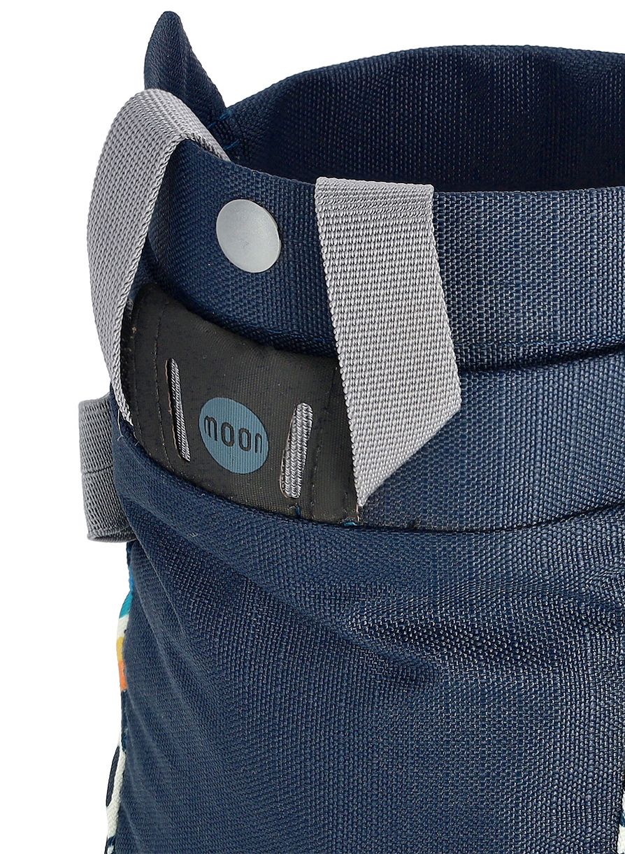 Мішечок для магнезії Moon Climbing Trad Chalk Bag - retro stripe indigo
