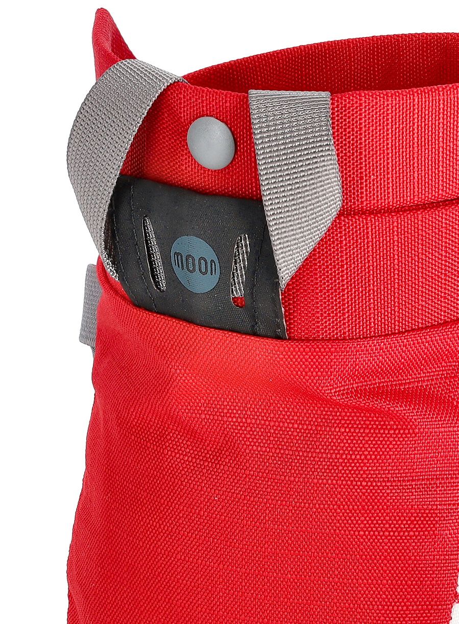 Мішечок для магнезії Moon Climbing Trad Chalk Bag - retro stripe true red