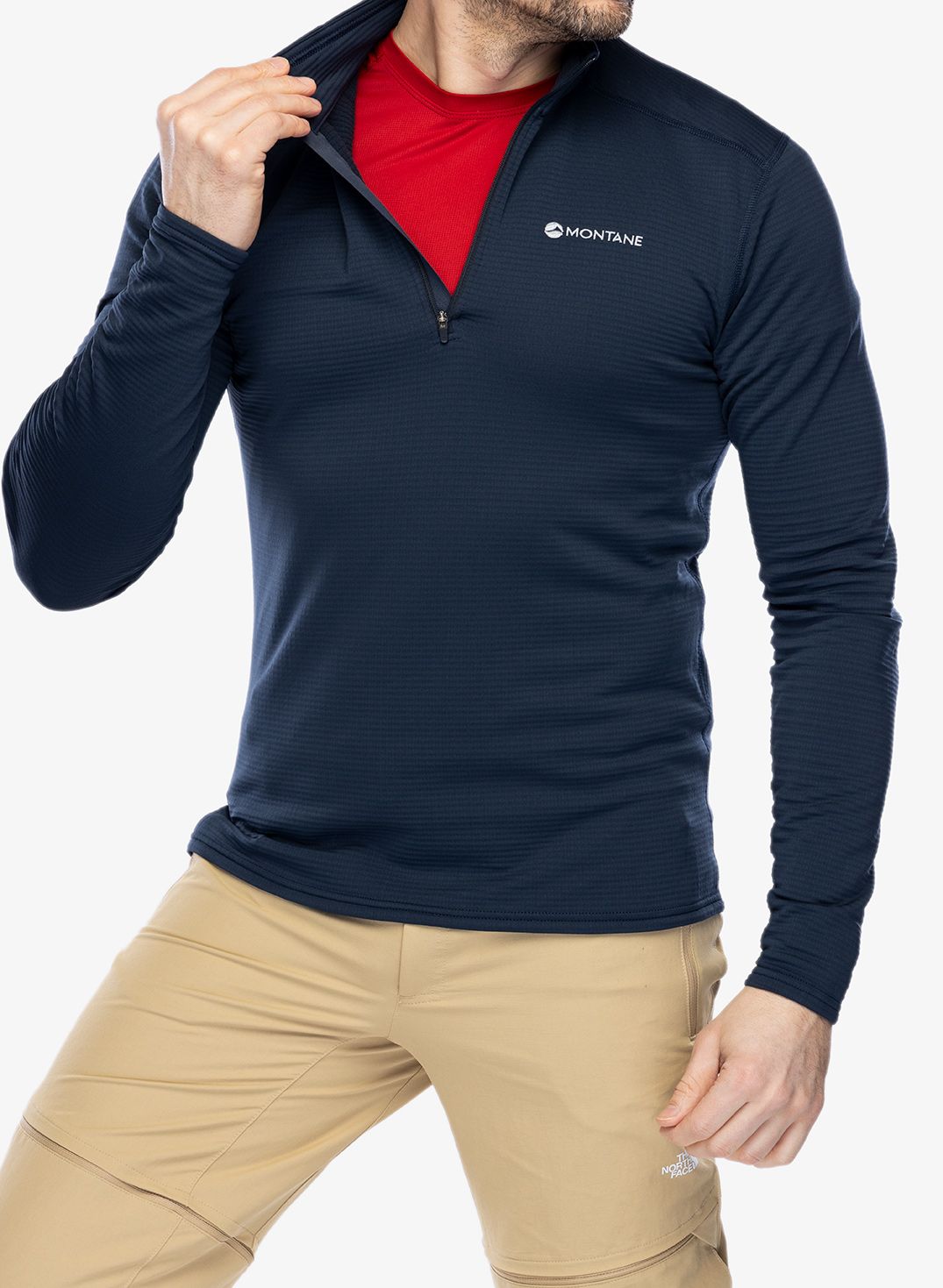 Кофта на блискавці 1/2 Montane Protium Lite Pull-On - eclipse blue