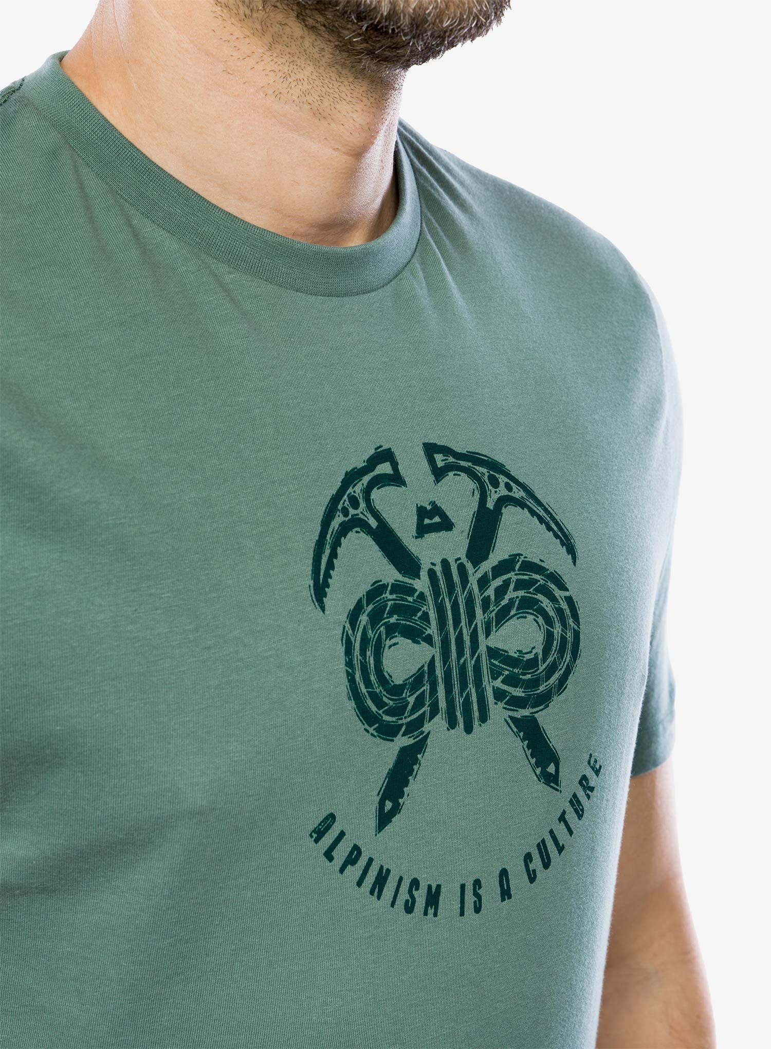Футболка бавовняна Mountain Equipment Alpinism Tee - sage