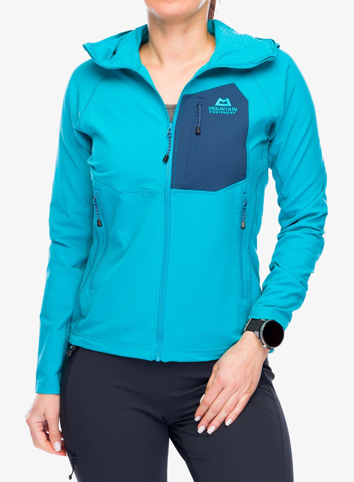 Кофта з каптуром жіноча Mountain Equipment Arrow Hooded Jacket - topaz/dusk