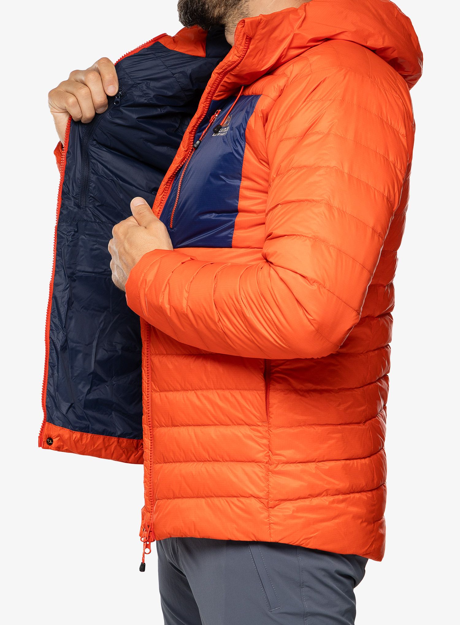 Пуховик Mountain Equipment Baltoro Jacket - medieval/magma