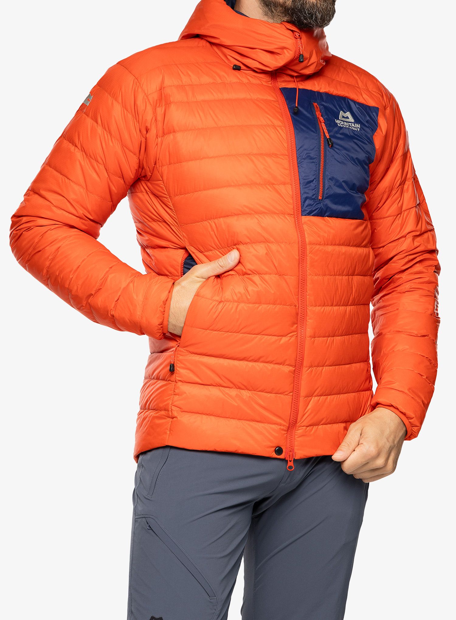 Пуховик Mountain Equipment Baltoro Jacket - medieval/magma