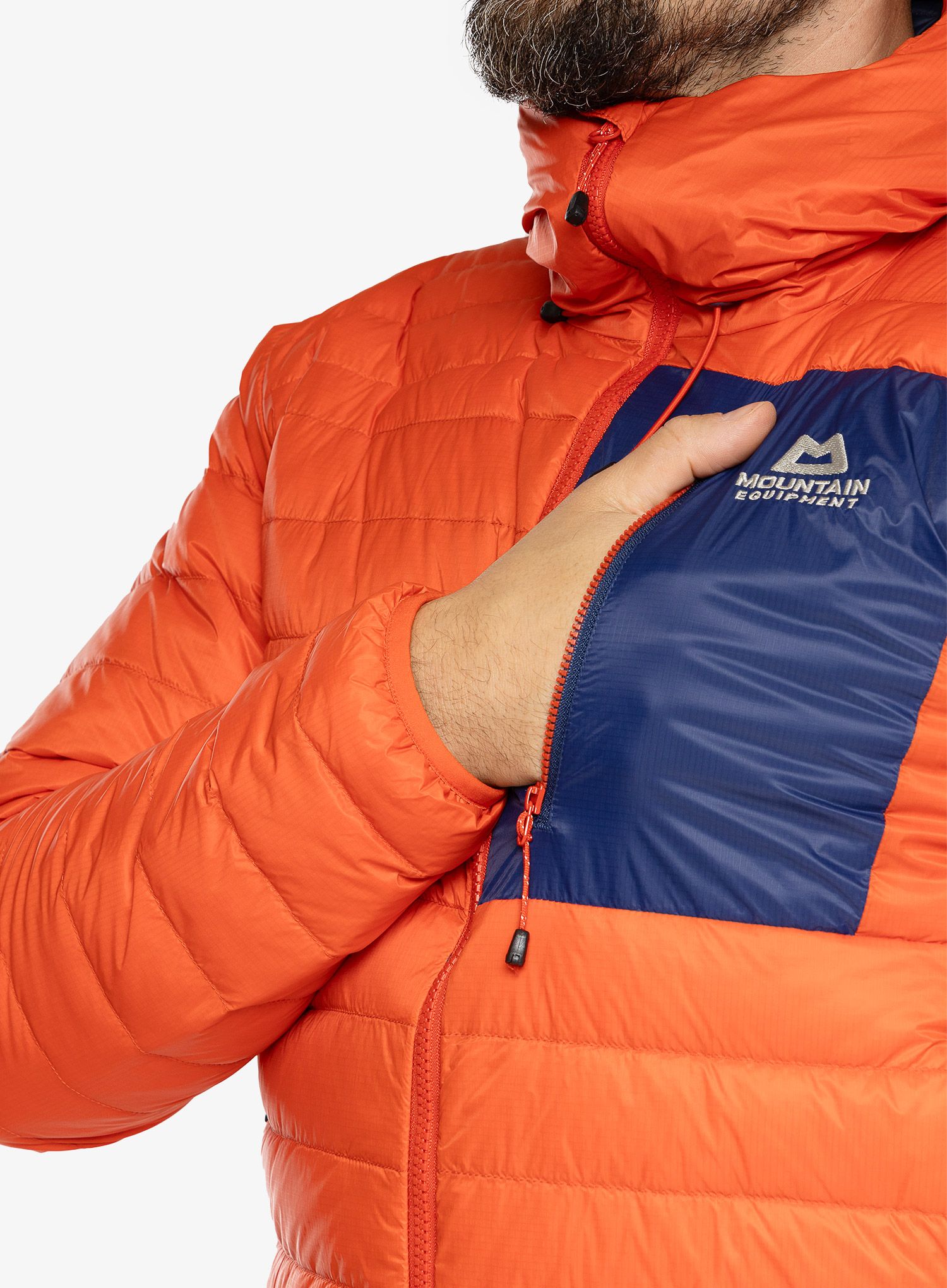 Пуховик Mountain Equipment Baltoro Jacket - medieval/magma