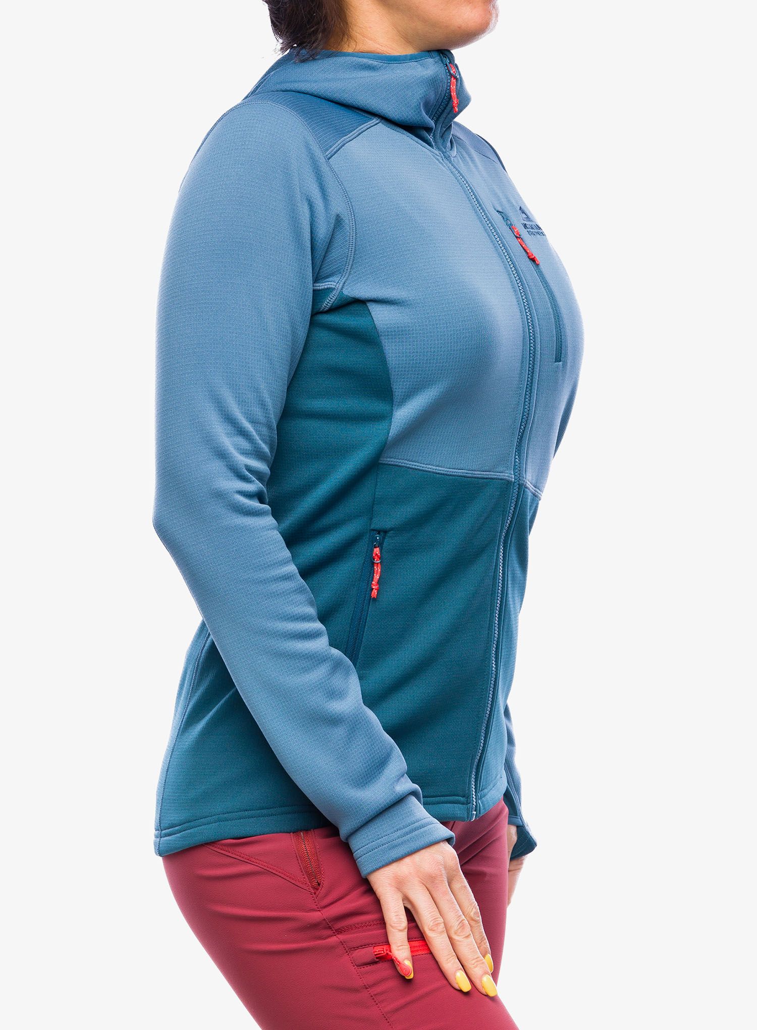 Кофта жіноча Mountain Equipment Durian Hooded Jacket - stellar blue/majolica blue