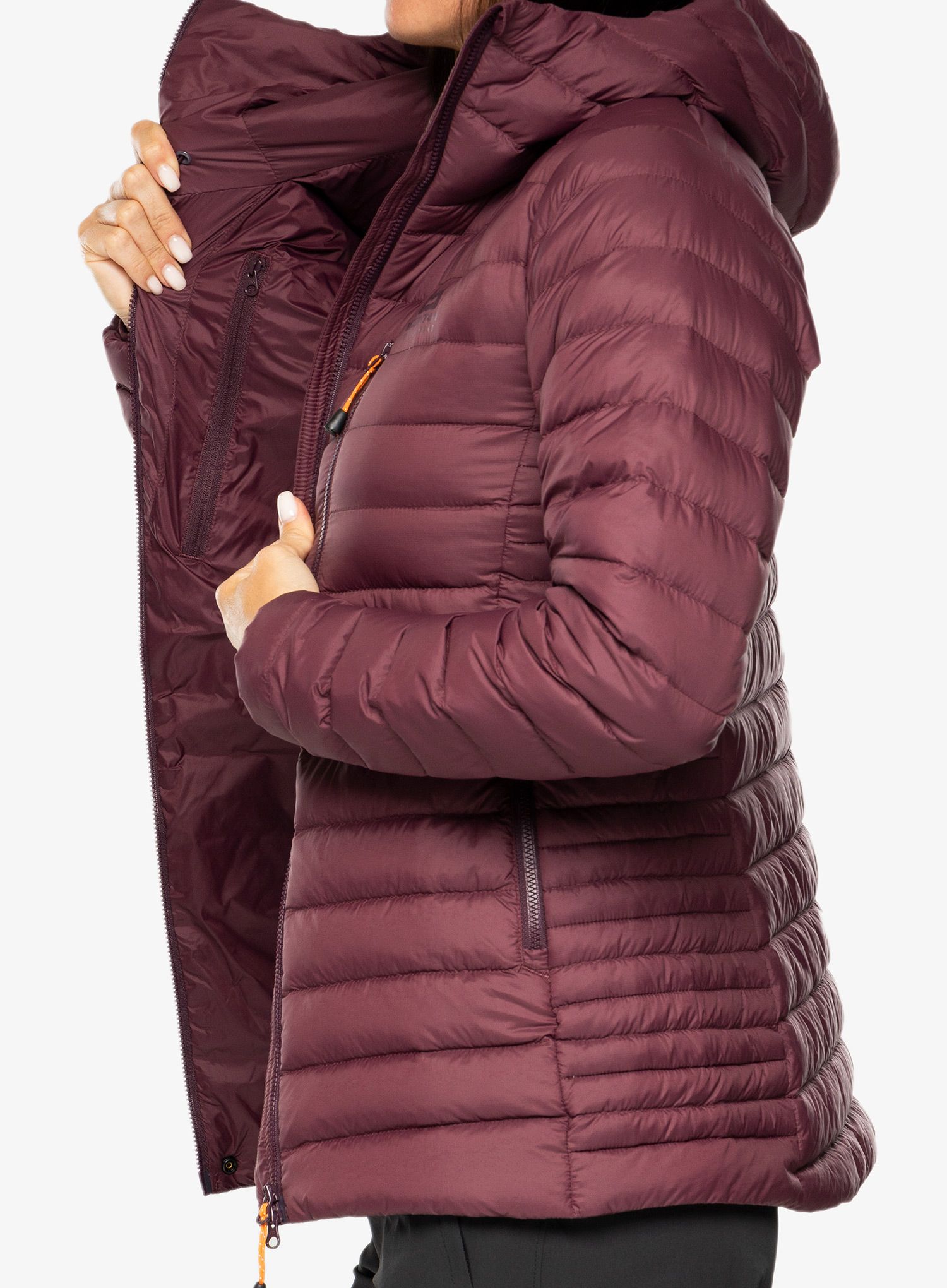 Пуховик жіноча Mountain Equipment Earthrise Hooded Jacket - raisin