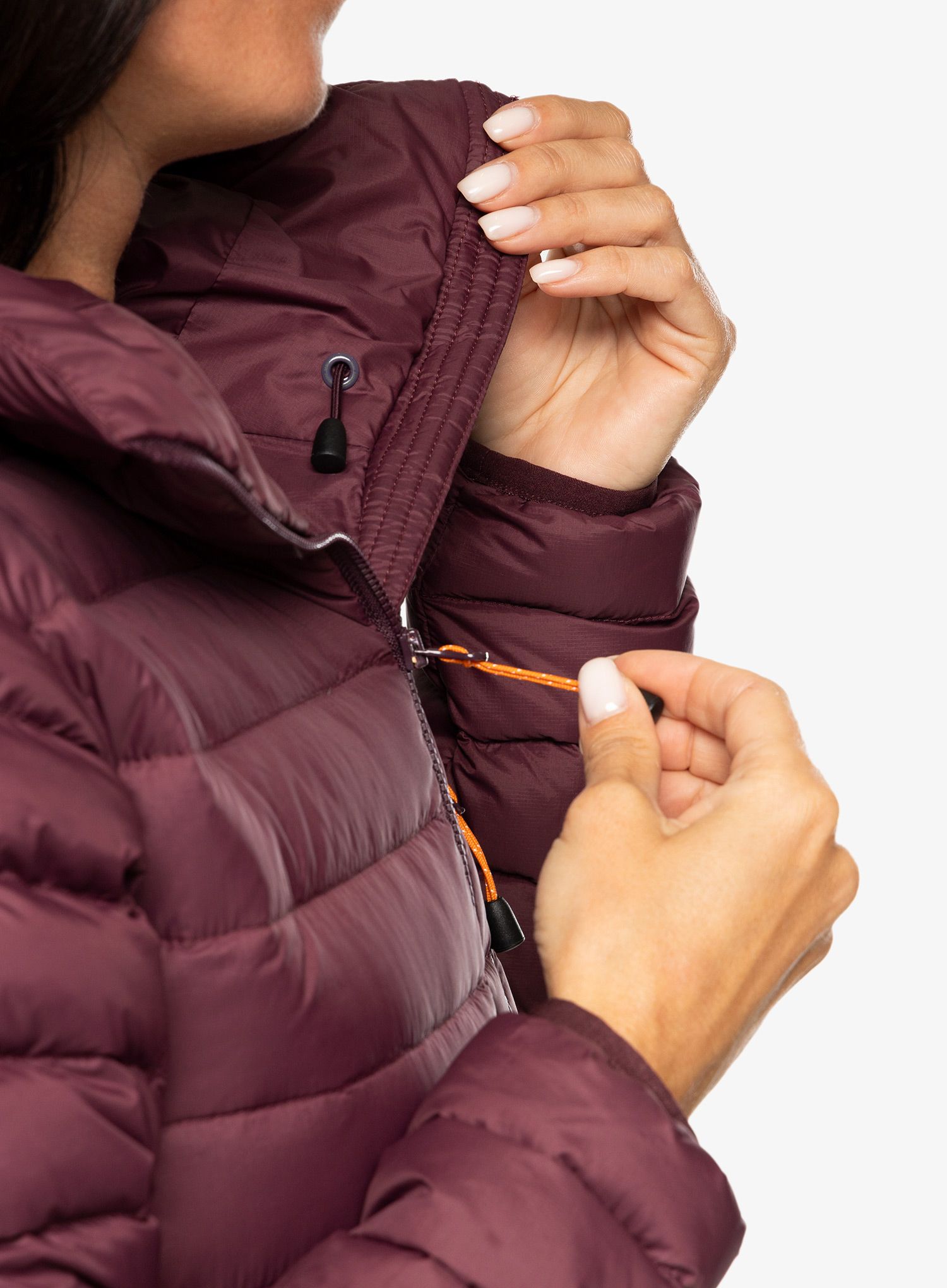 Пуховик жіноча Mountain Equipment Earthrise Hooded Jacket - raisin