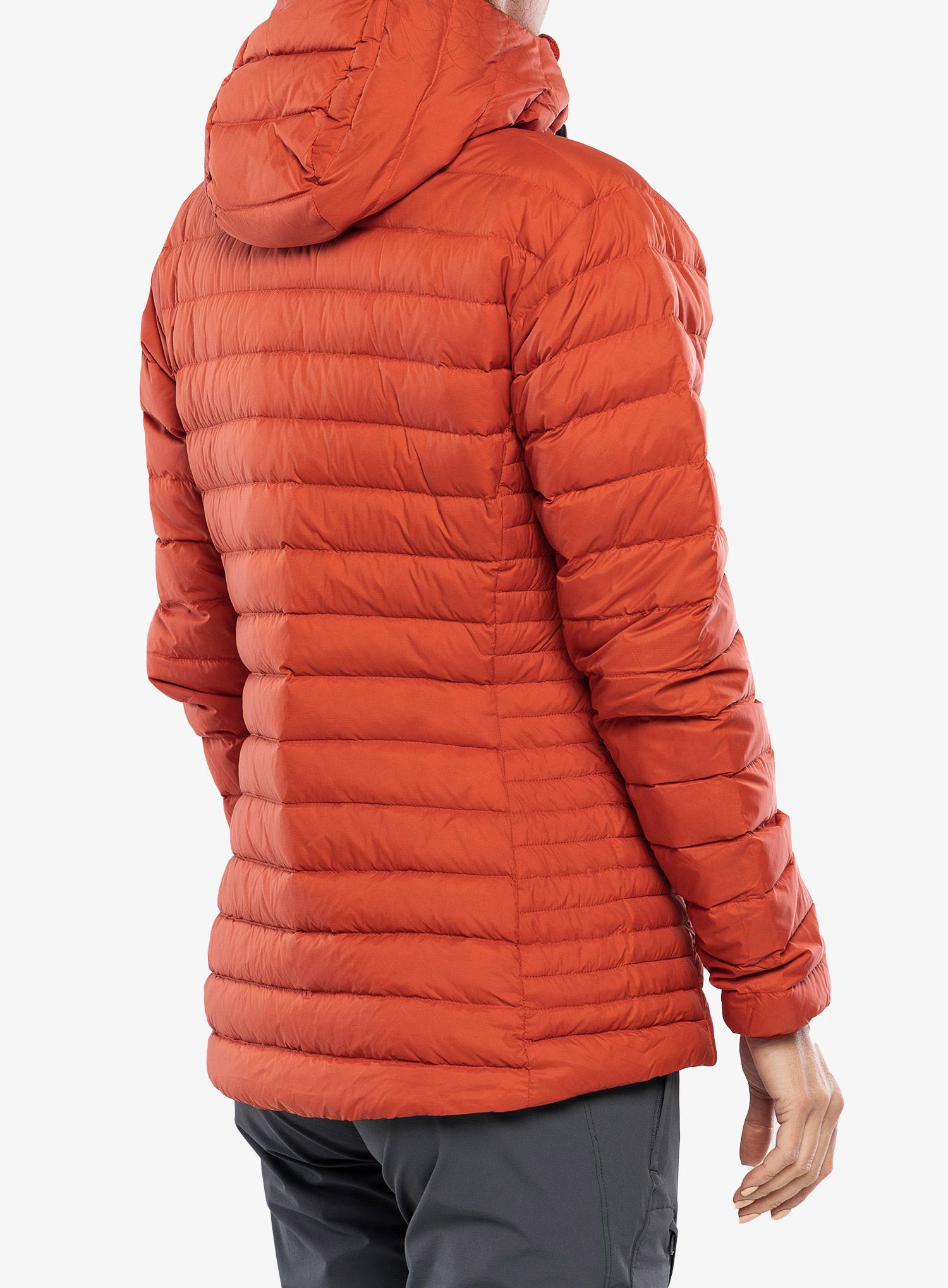 Пуховик жіноча Mountain Equipment Earthrise Hooded Jacket - red rock