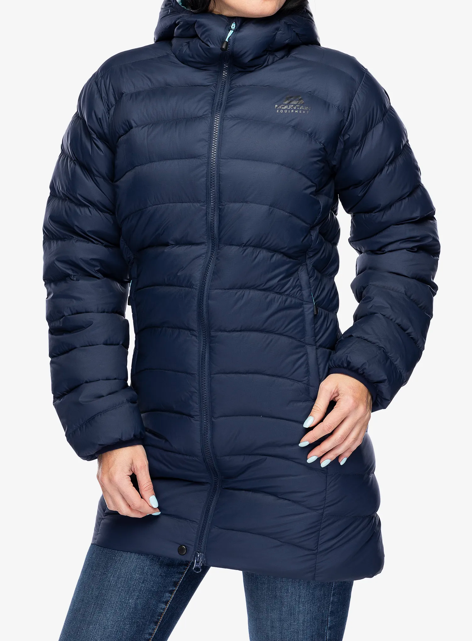 Плащ пуховий жіночий Mountain Equipment Earthrise Parka - cosmos
