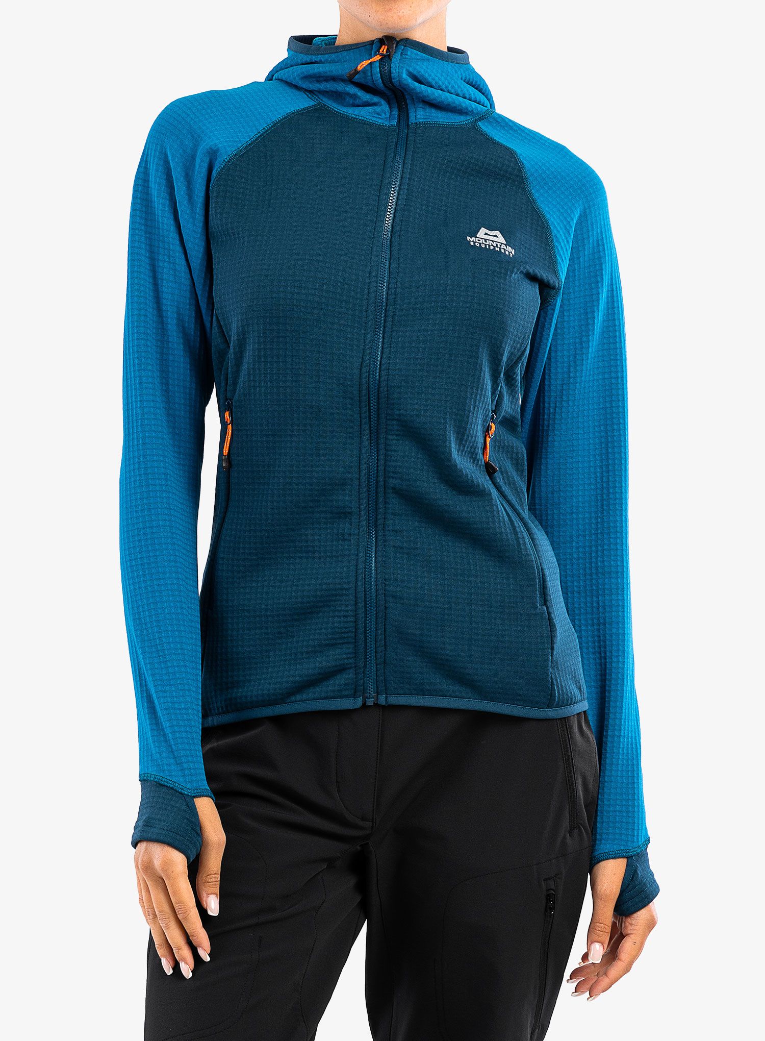 Кофта на замку жіноча Mountain Equipment Eclipse Hooded Jacket - majolica/mykonos