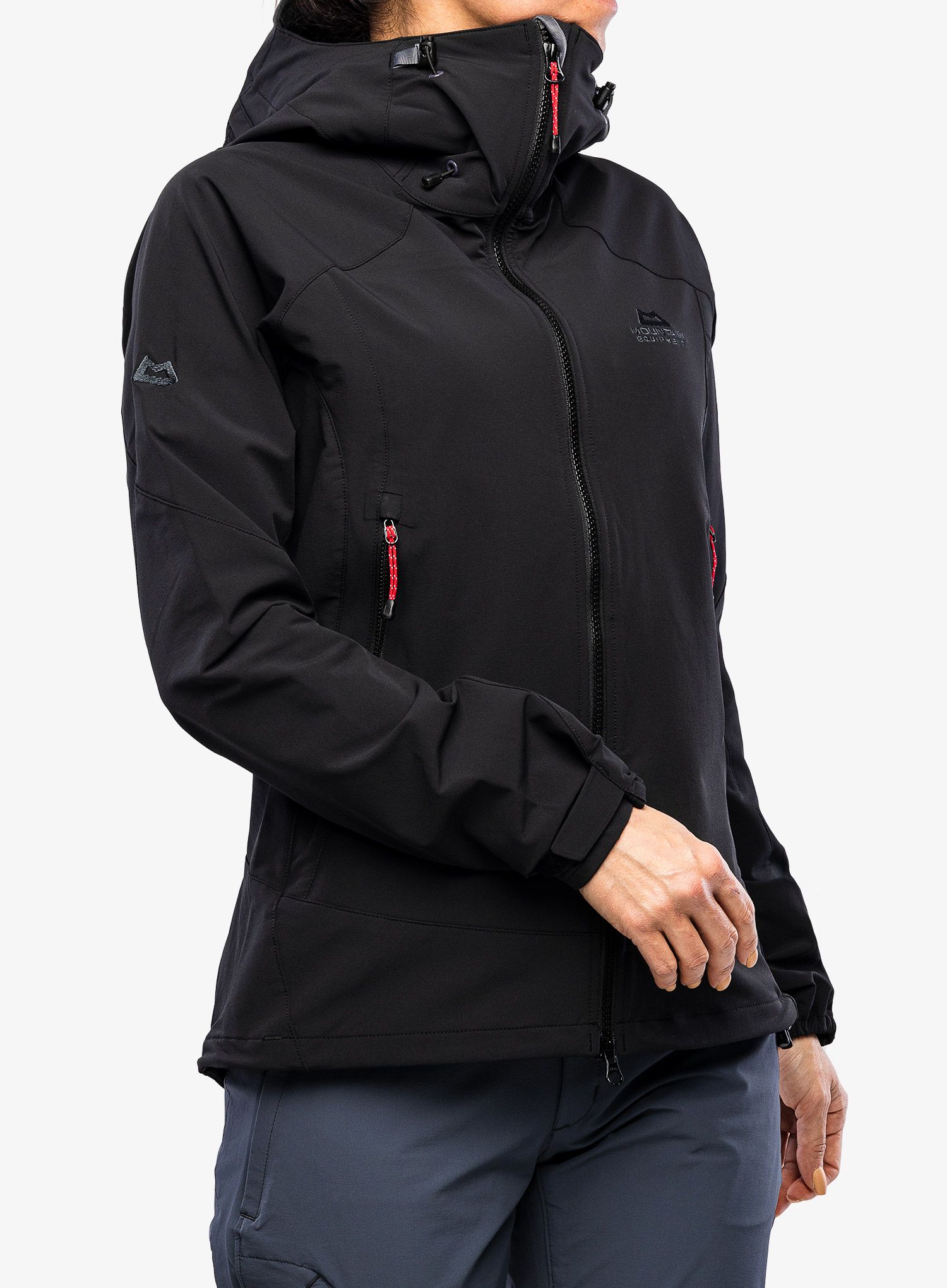 Куртка softshell жіноча Mountain Equipment Frontier Hooded Jacket - black