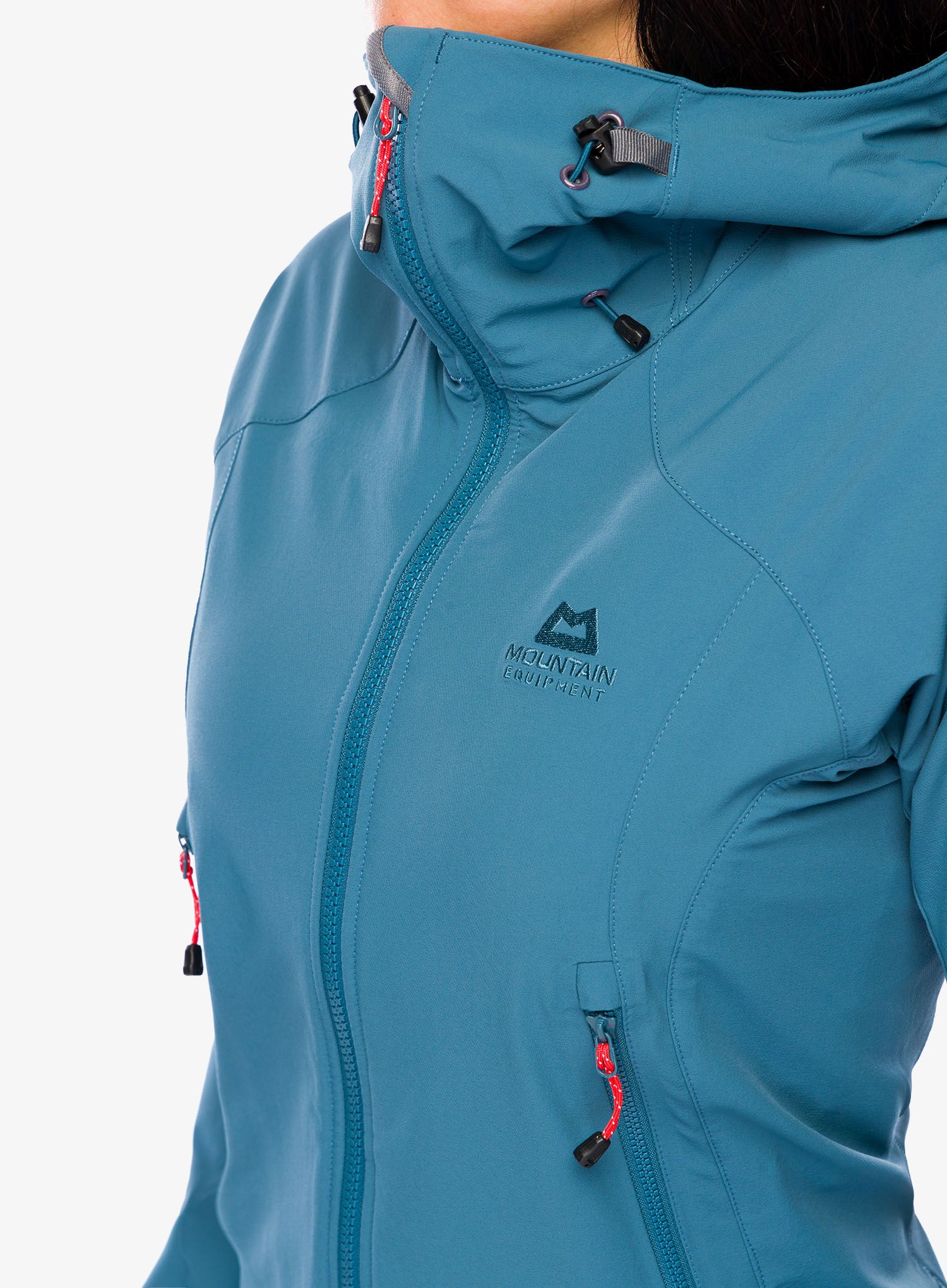 Куртка softshell жіноча Mountain Equipment Frontier Hooded Jacket - indian teal