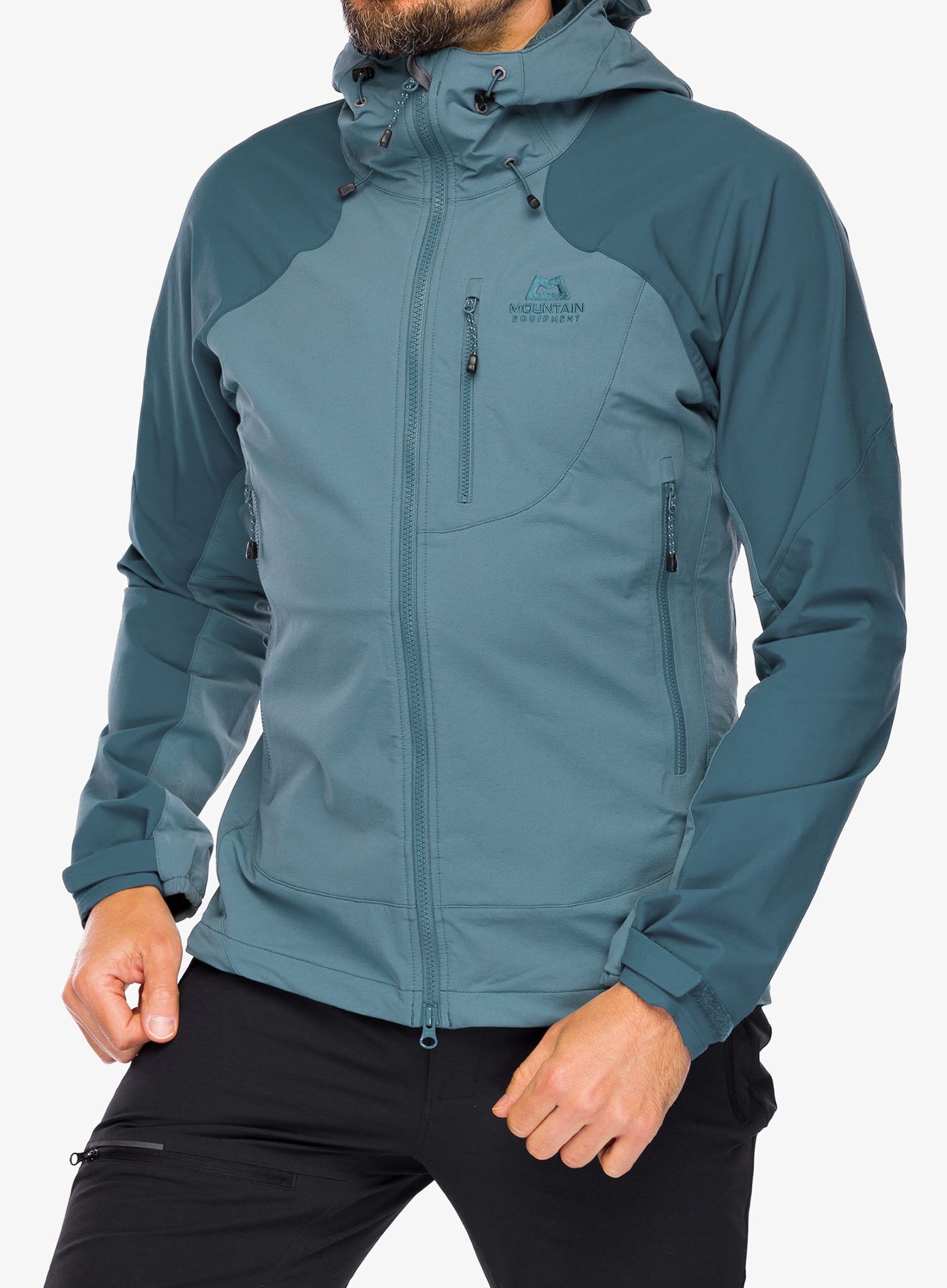 Куртка softshell Mountain Equipment Frontier Hooded Jacket - indian teal/majolica
