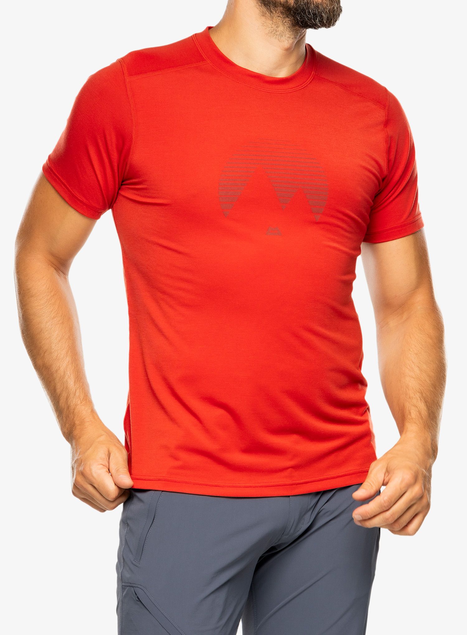 Футболка Mountain Equipment Headpoint Mountain Tee - red rock