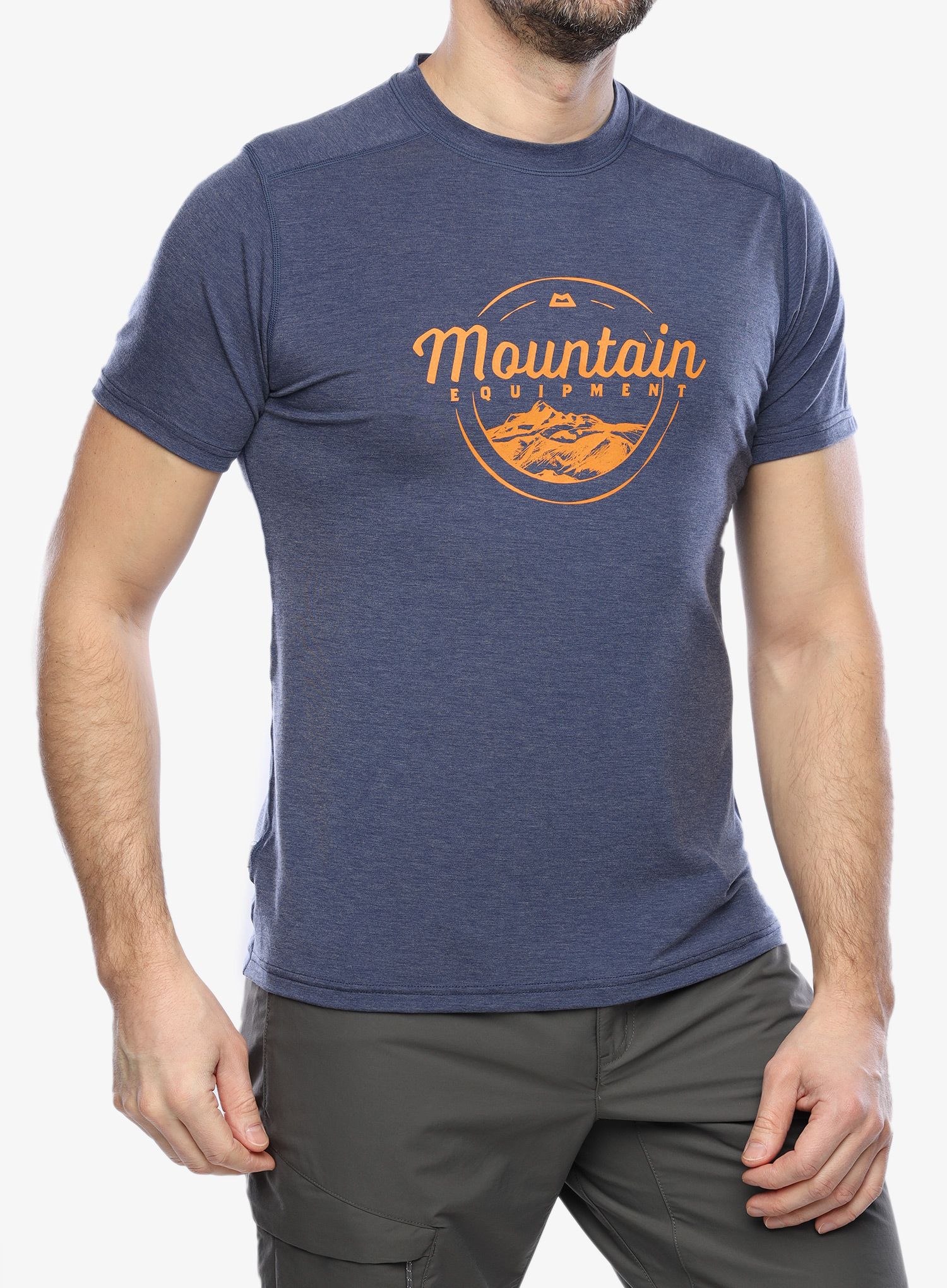 Швидковисихаюча футболка Mountain Equipment Headpoint Script Tee - medieval blue
