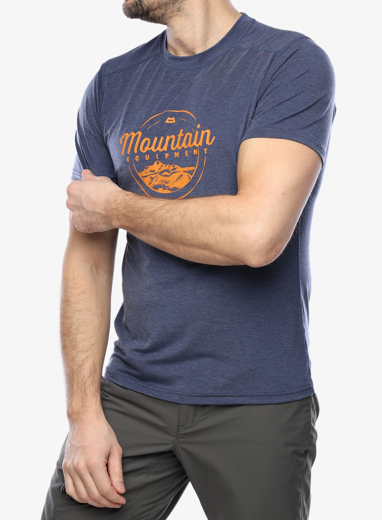 Швидковисихаюча футболка Mountain Equipment Headpoint Script Tee - medieval blue
