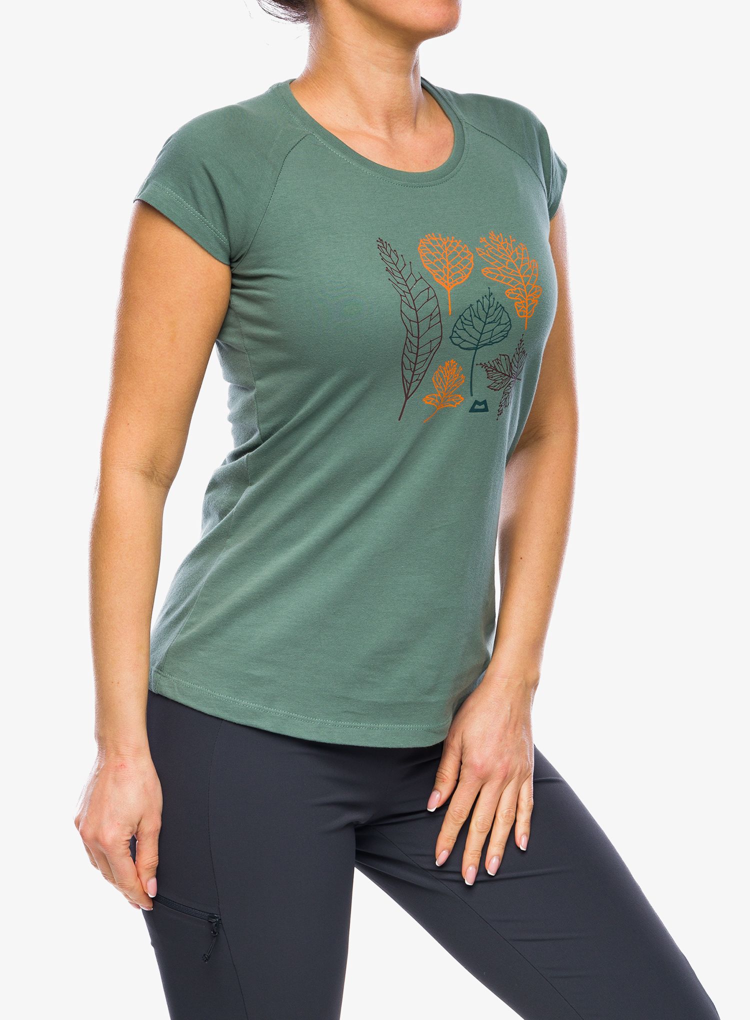 Футболка жіноча Mountain Equipment Leaf Tee - sage
