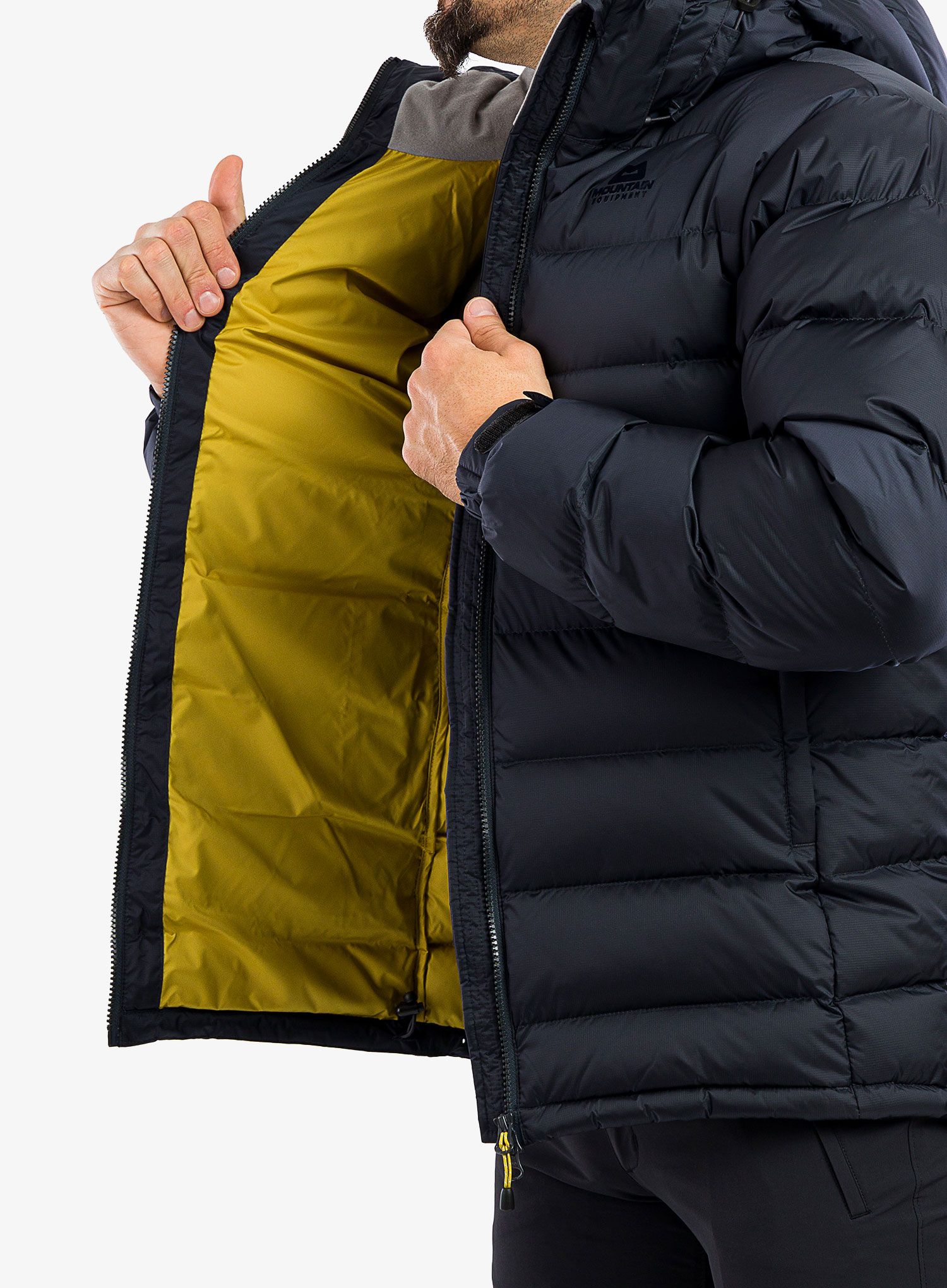 Пуховик Mountain Equipment Lightline Jacket - obsidan/acid