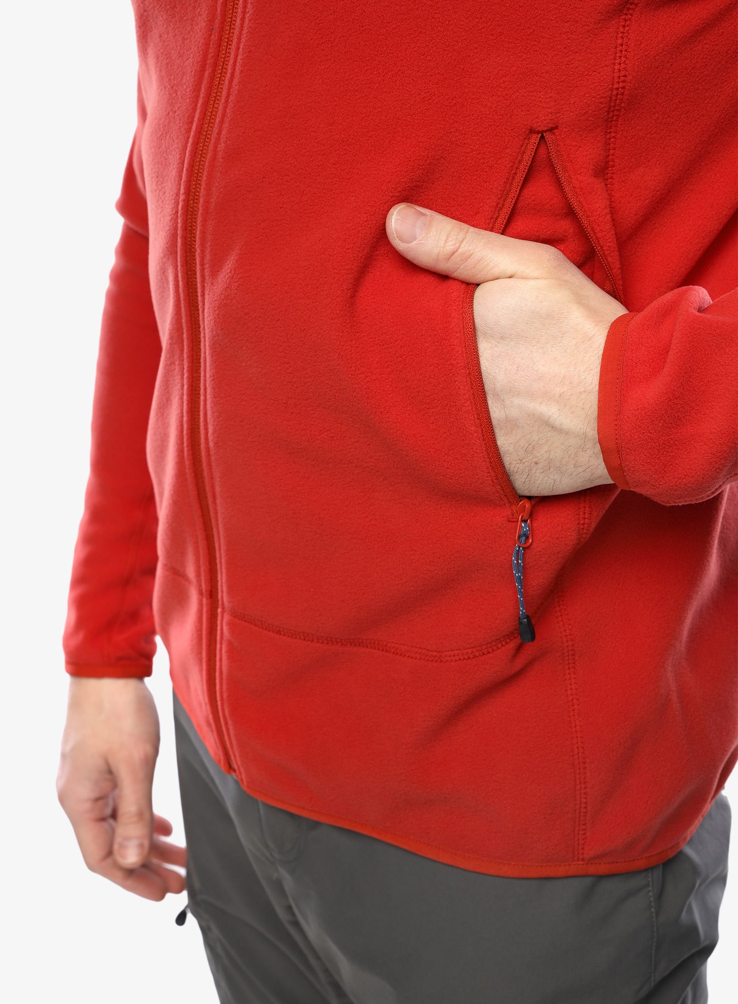 Куртка флісова Mountain Equipment Micro Zip Jacket - red rock