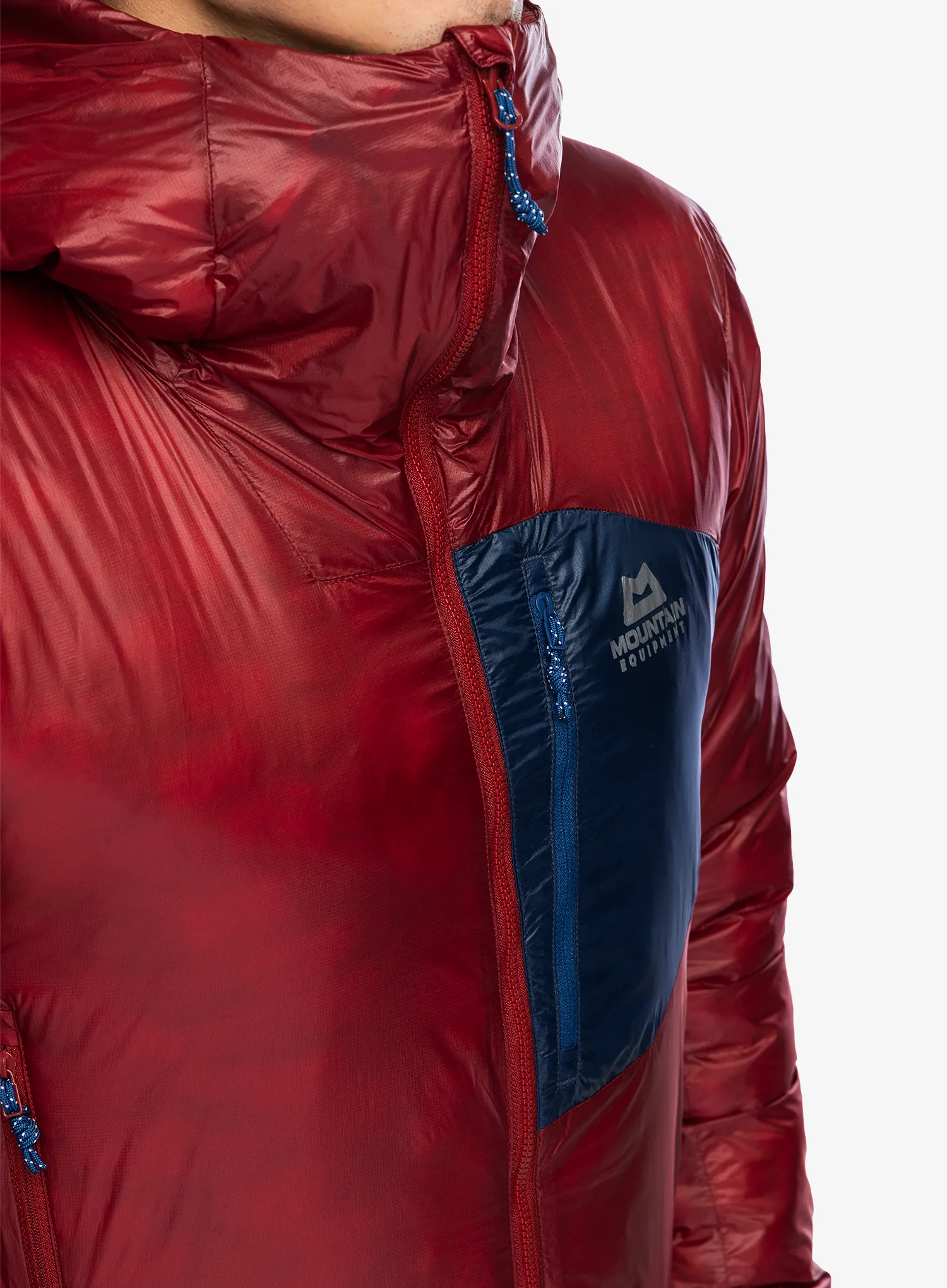 Куртка утеплена Mountain Equipment Oreus Hooded Jacket - merlot/admiral blue